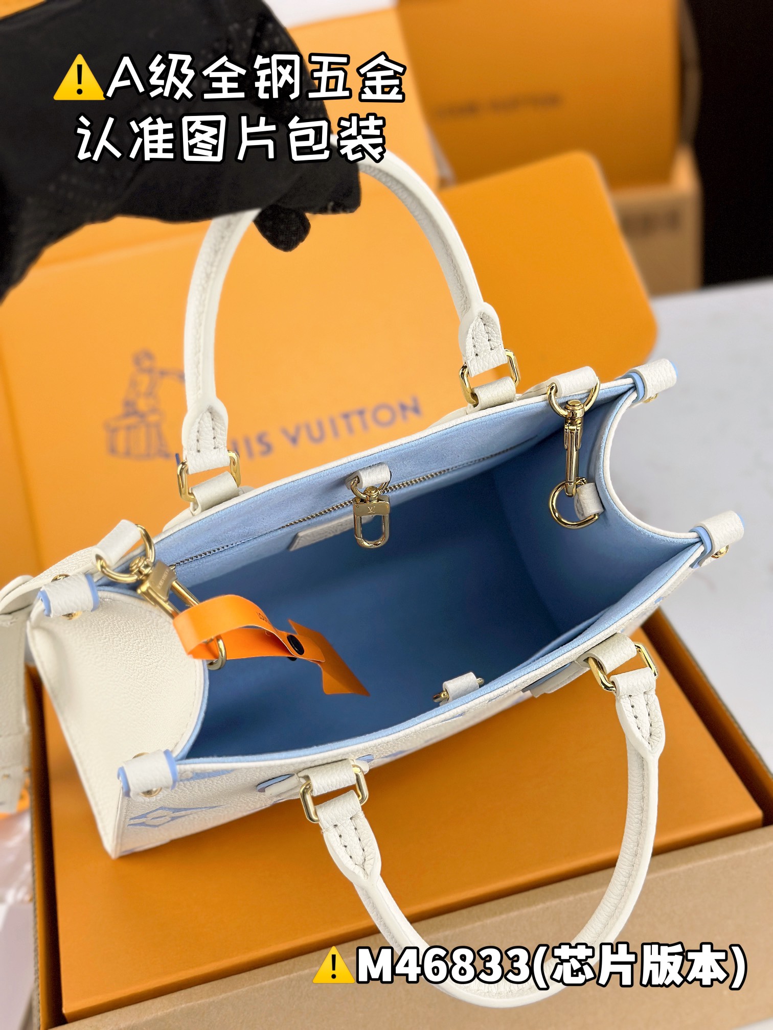 LOUIS VUITTON ONTHEGO PM Handbag/Top Quality M46647
