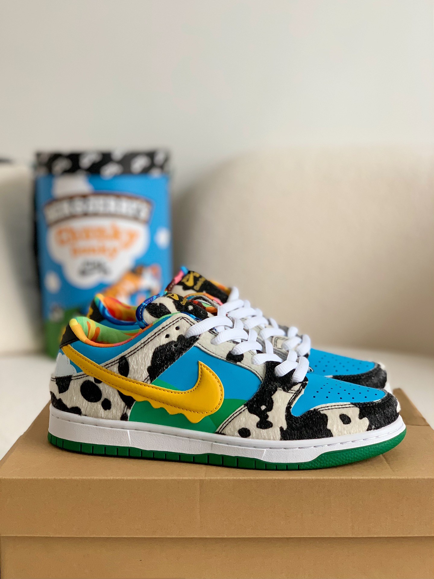 【#1379】 Nike SB Dunk Low Ben&Jerry's Chunky Sneakers