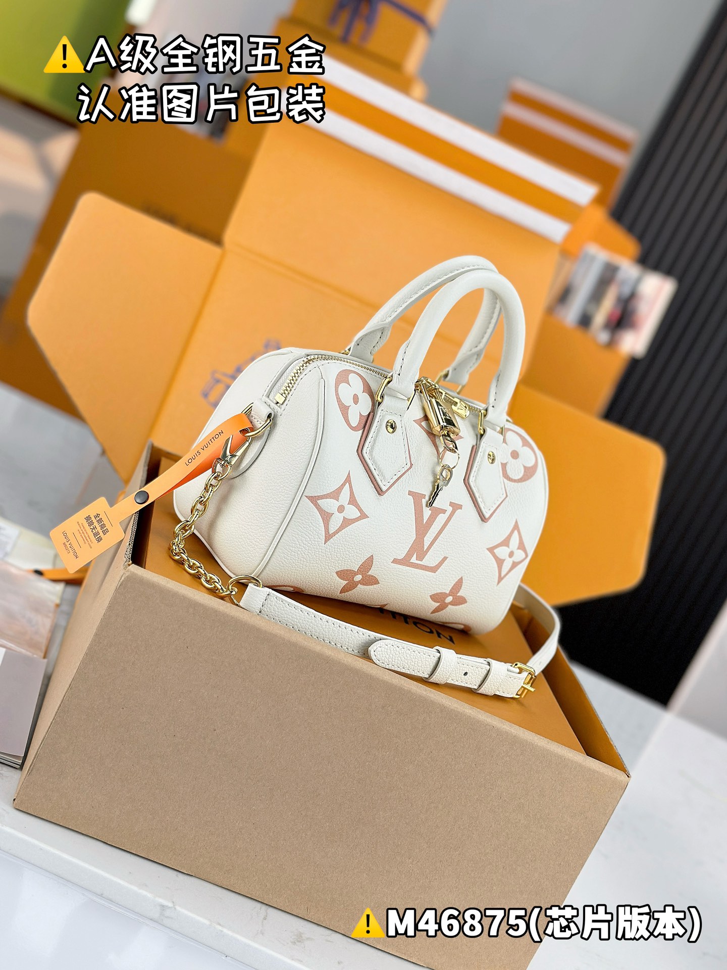 LOUIS VUITTON Speedy 20 Handbag/Top Quality M46875