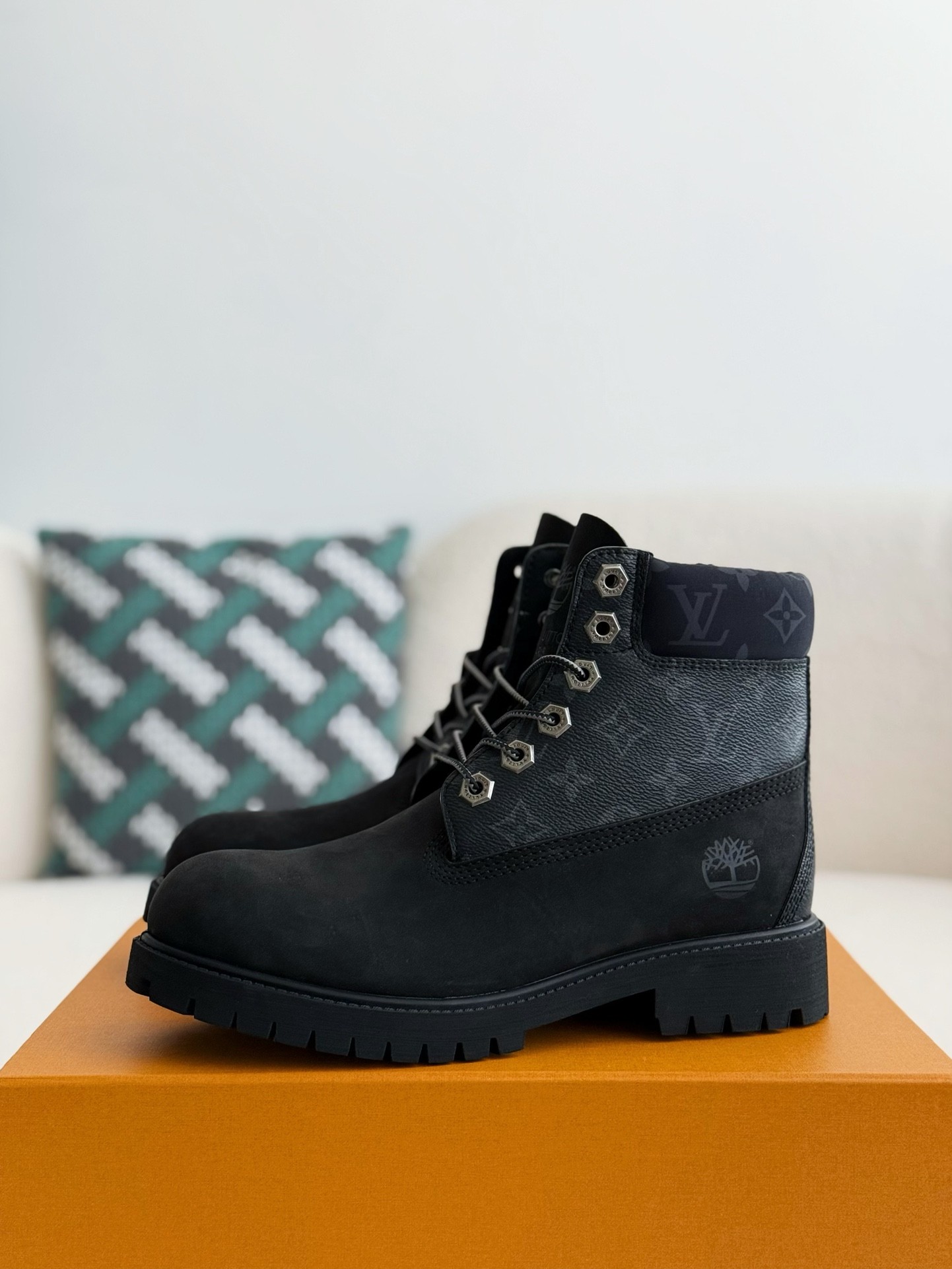 [#3839| Louis Vuitton xTimberland boots/Martin boots/boots