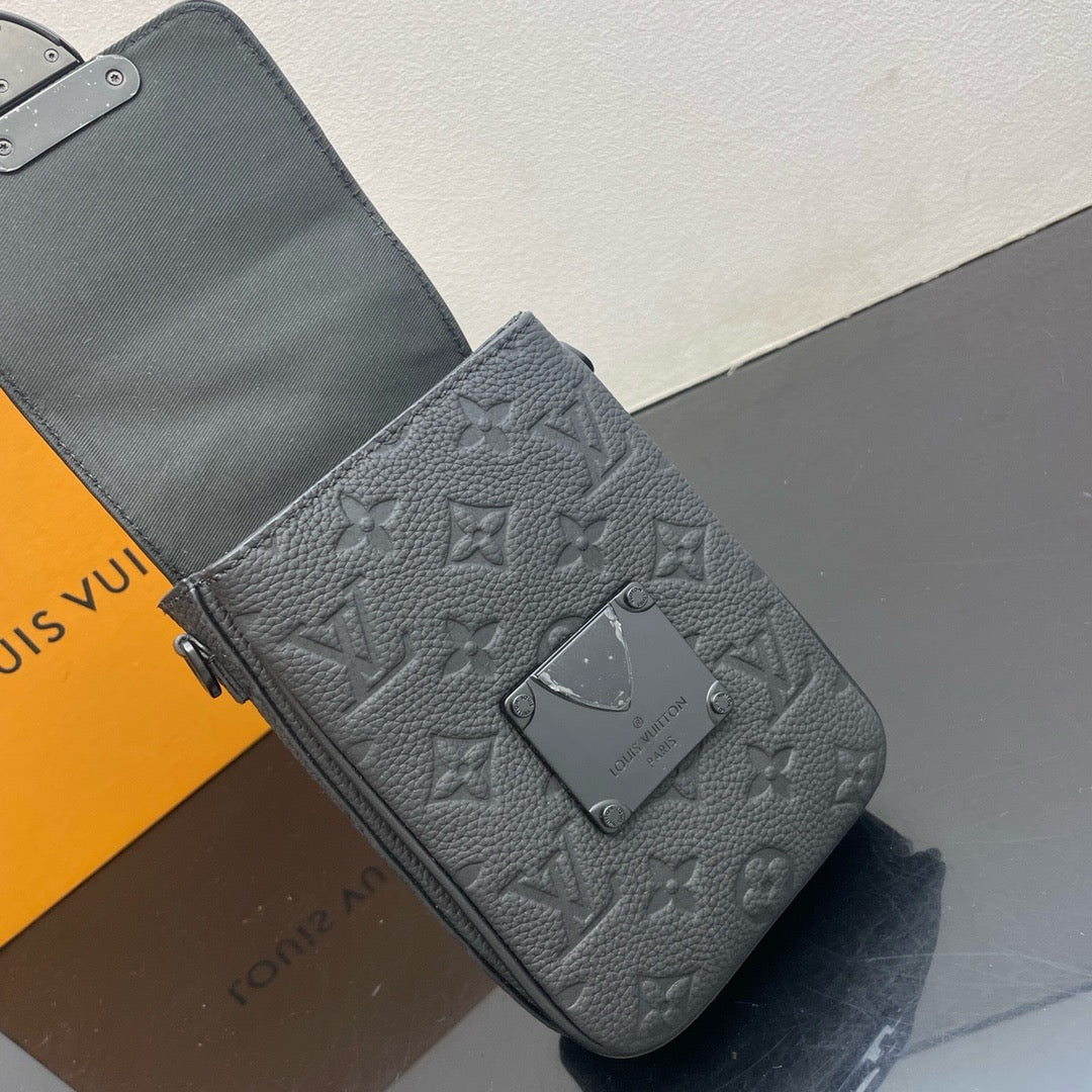 LOUIS VUITTON S-LOCK VERTICAL Crossbody bag/top quality M81524