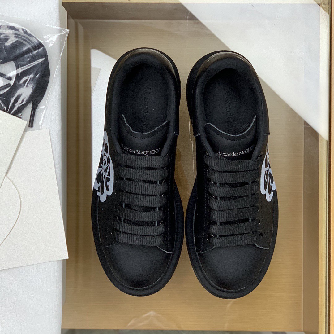 Alexander McQueen MO 3D black bloom Sneakers
