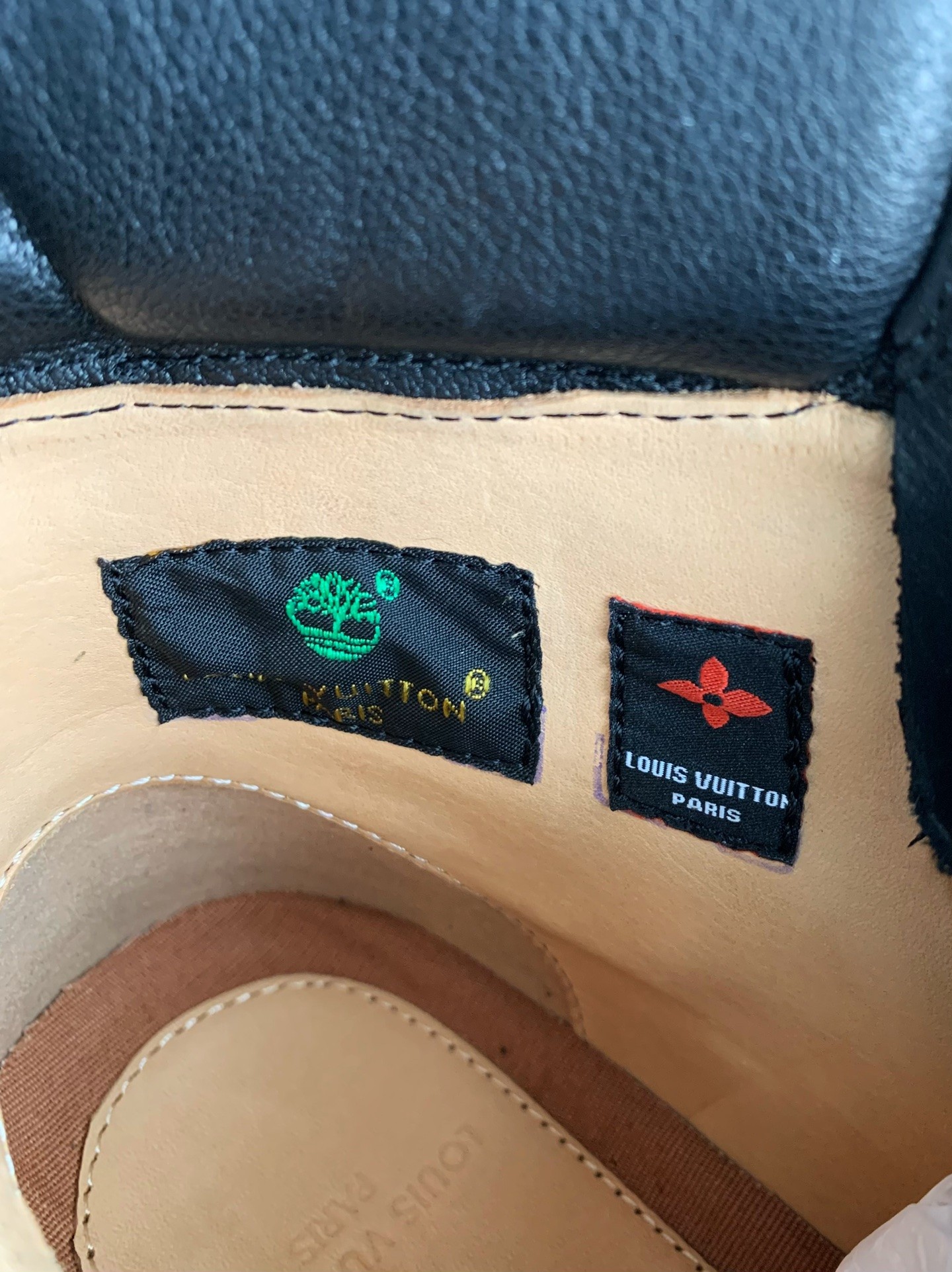 louis vuitton & timberland Black boots/Martin boots/boots