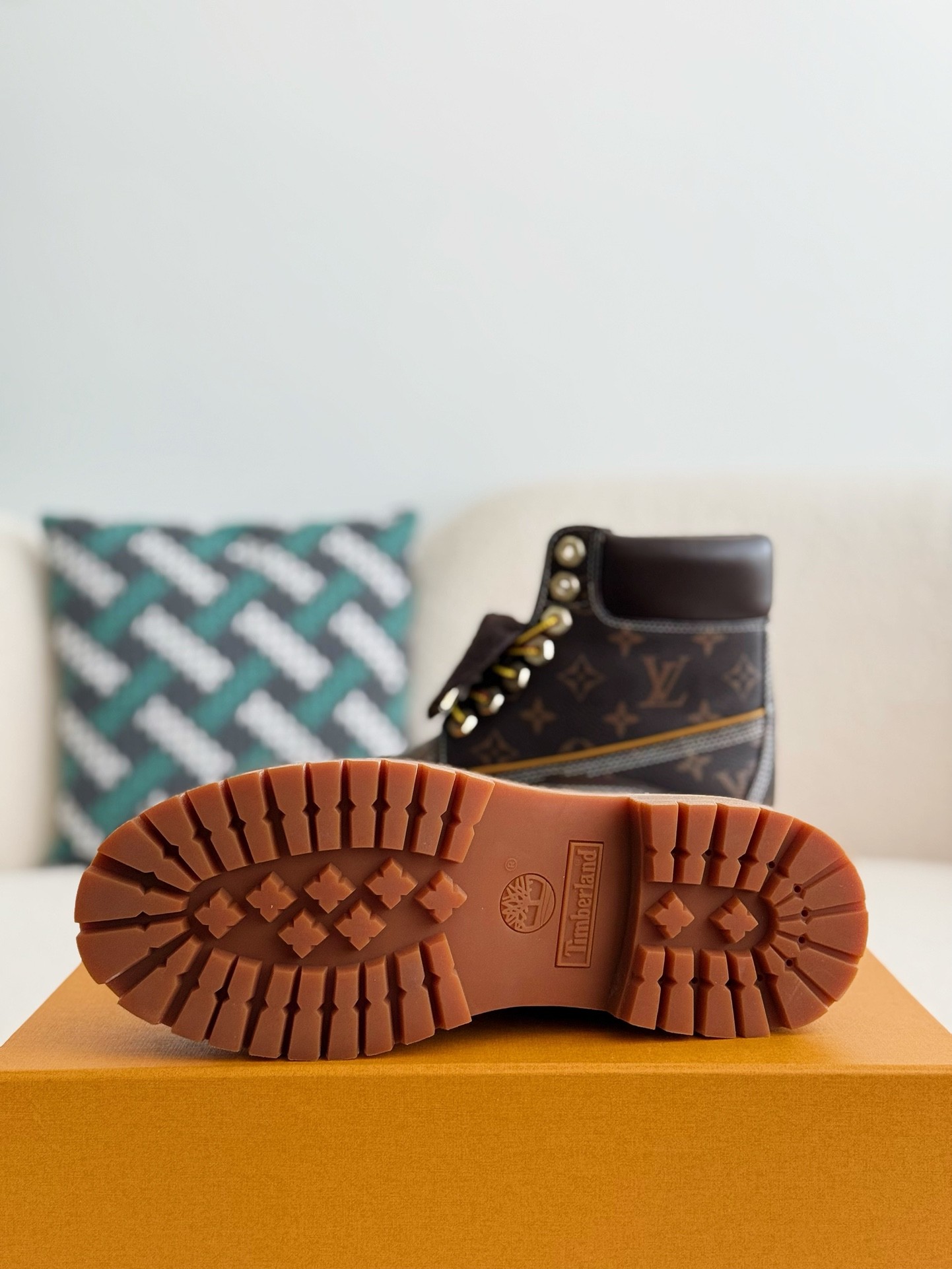 [#3838| Louis Vuitton x Timberland boots/Martin boots/boots