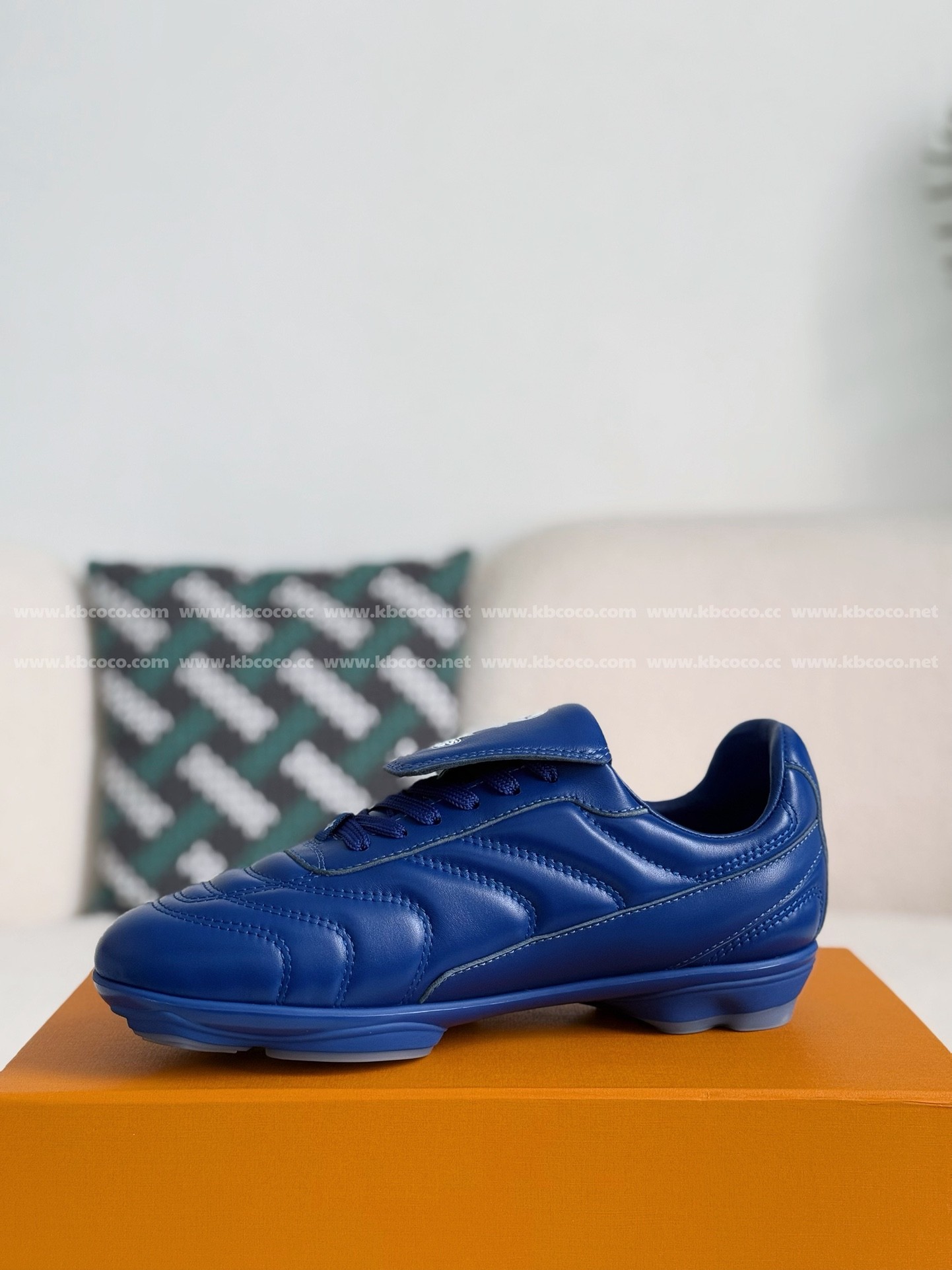 【#4248】LV Footprint Soccer Sneaker