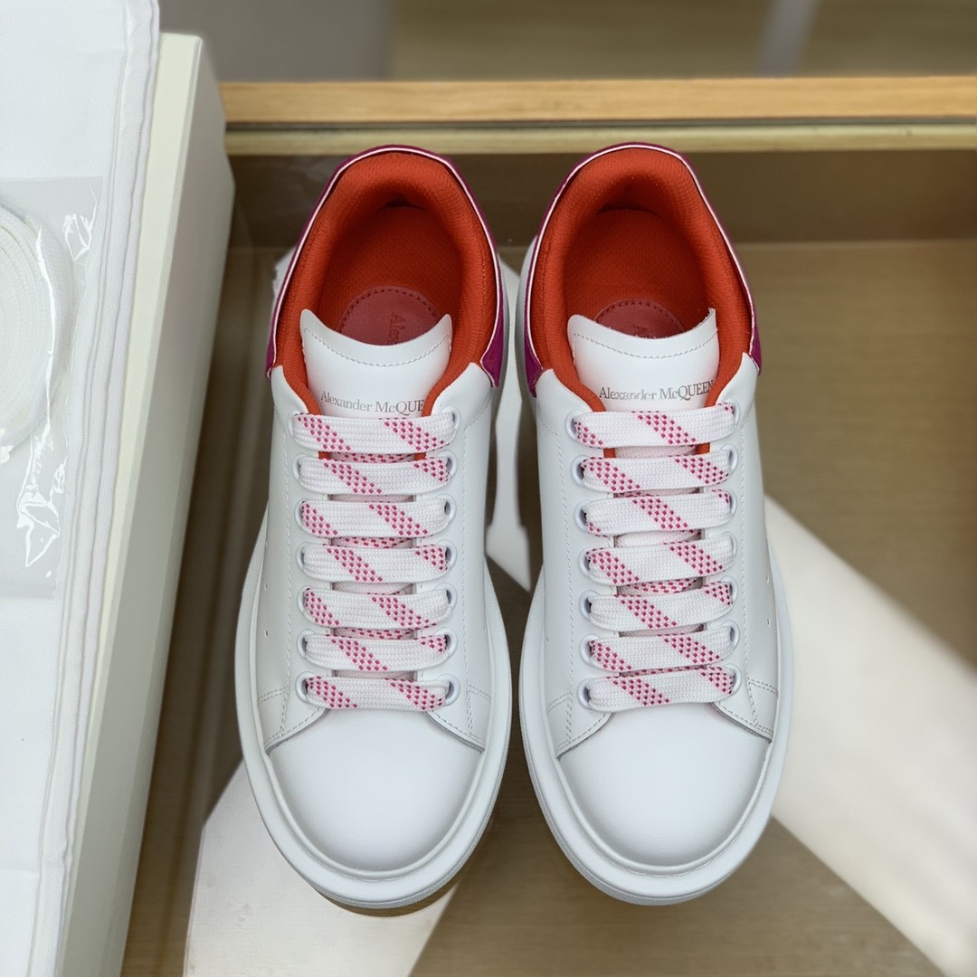 Alexander McQueen MQ All white zip Sneakers