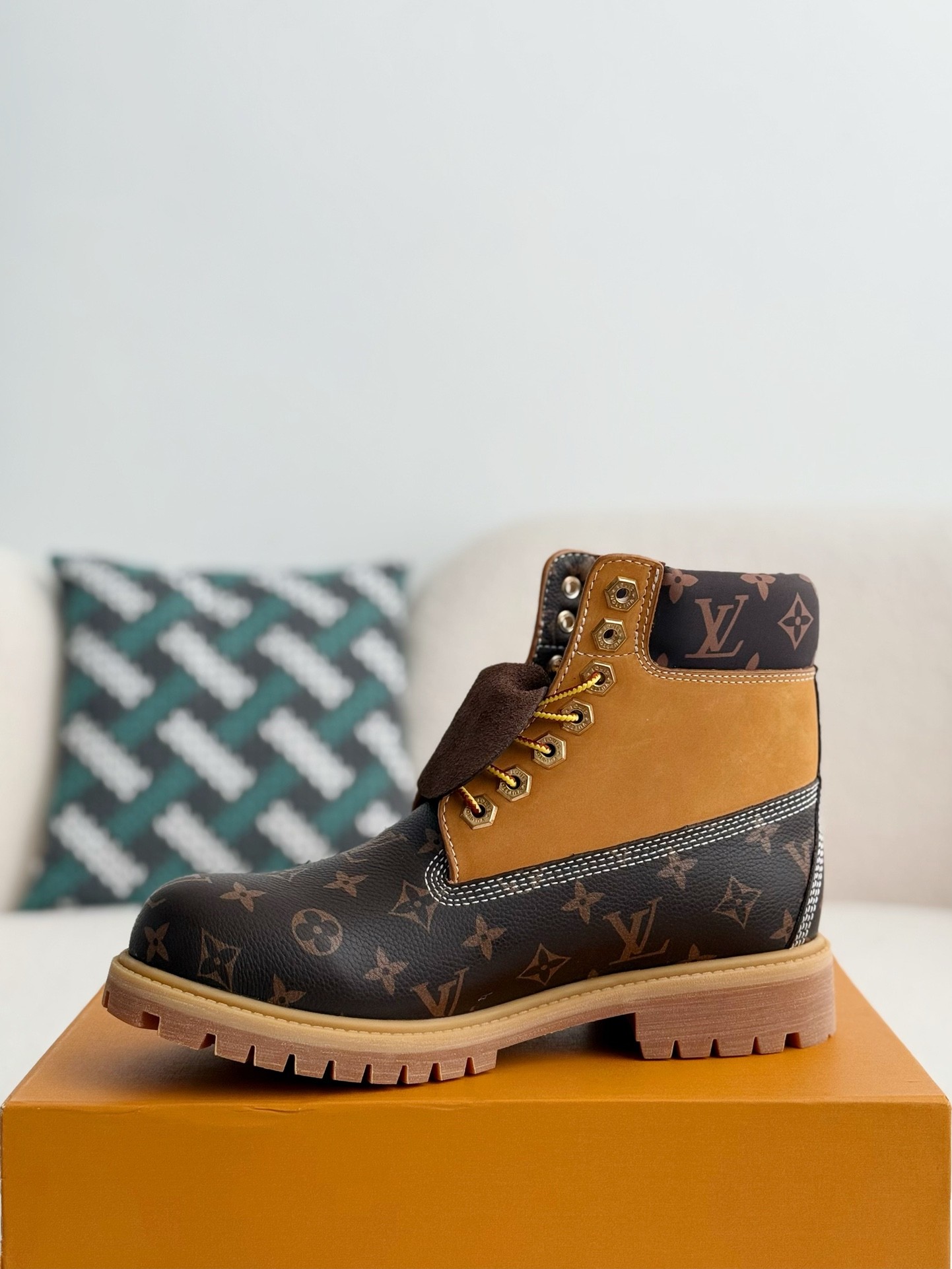 [#3804」 Louis Vuitton xTimberland boots/Martin boots/boots