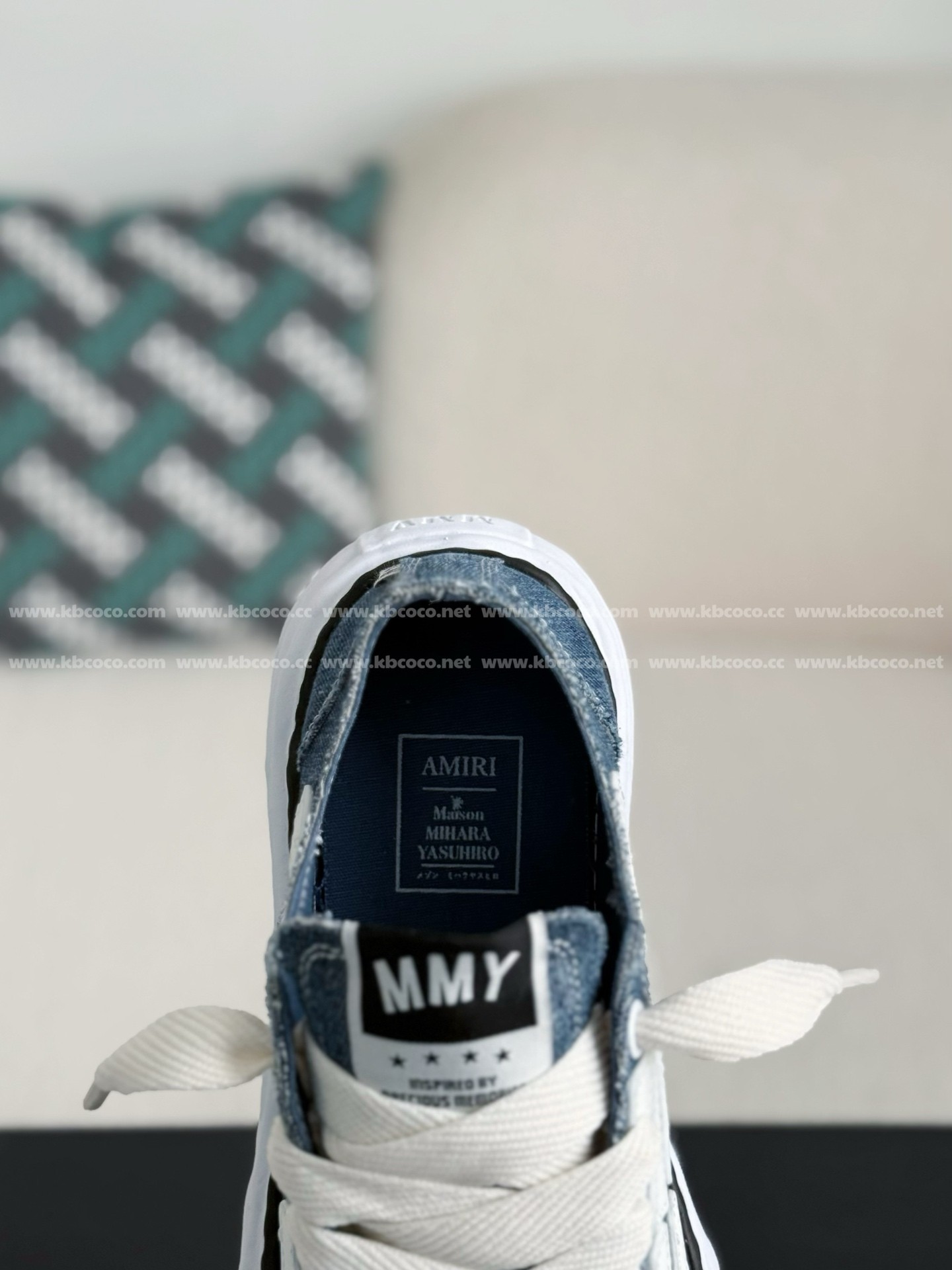 【#4532】Maison Mihara Yasuhiro x AMlRl Skel- Top Low canvas shoes