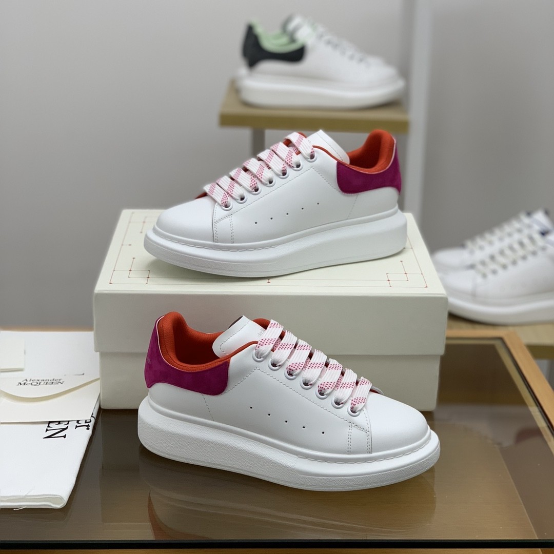 Alexander McQueen MQ All white zip Sneakers
