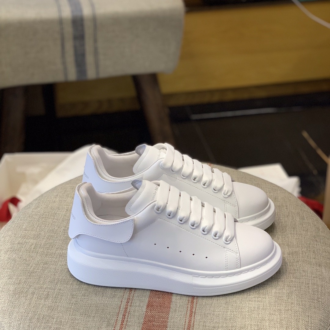 Alexander McQueen MQ White Tricolortail Sneakers