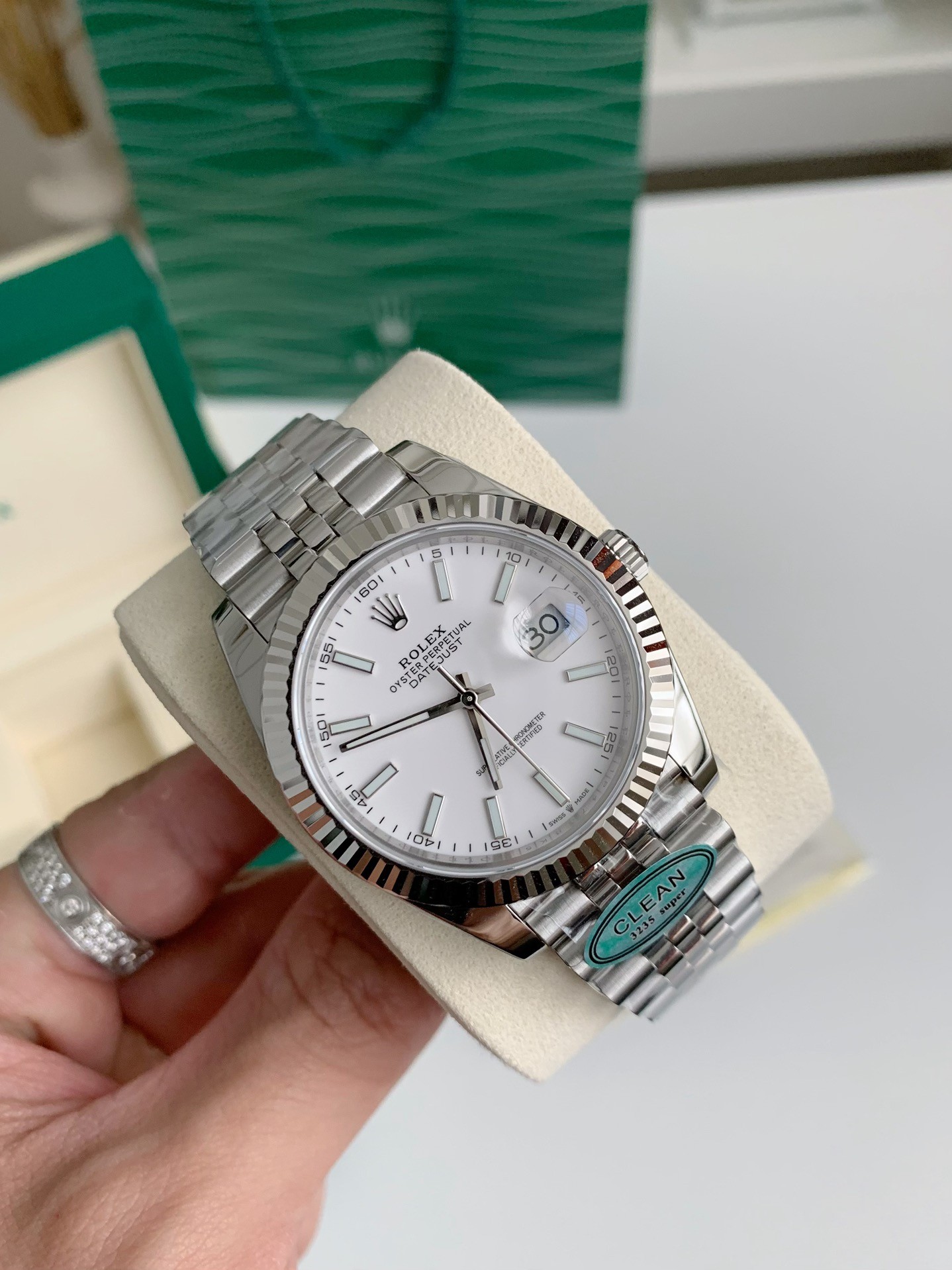 【#2406】Rolex RE Log Men's Watch 41mm