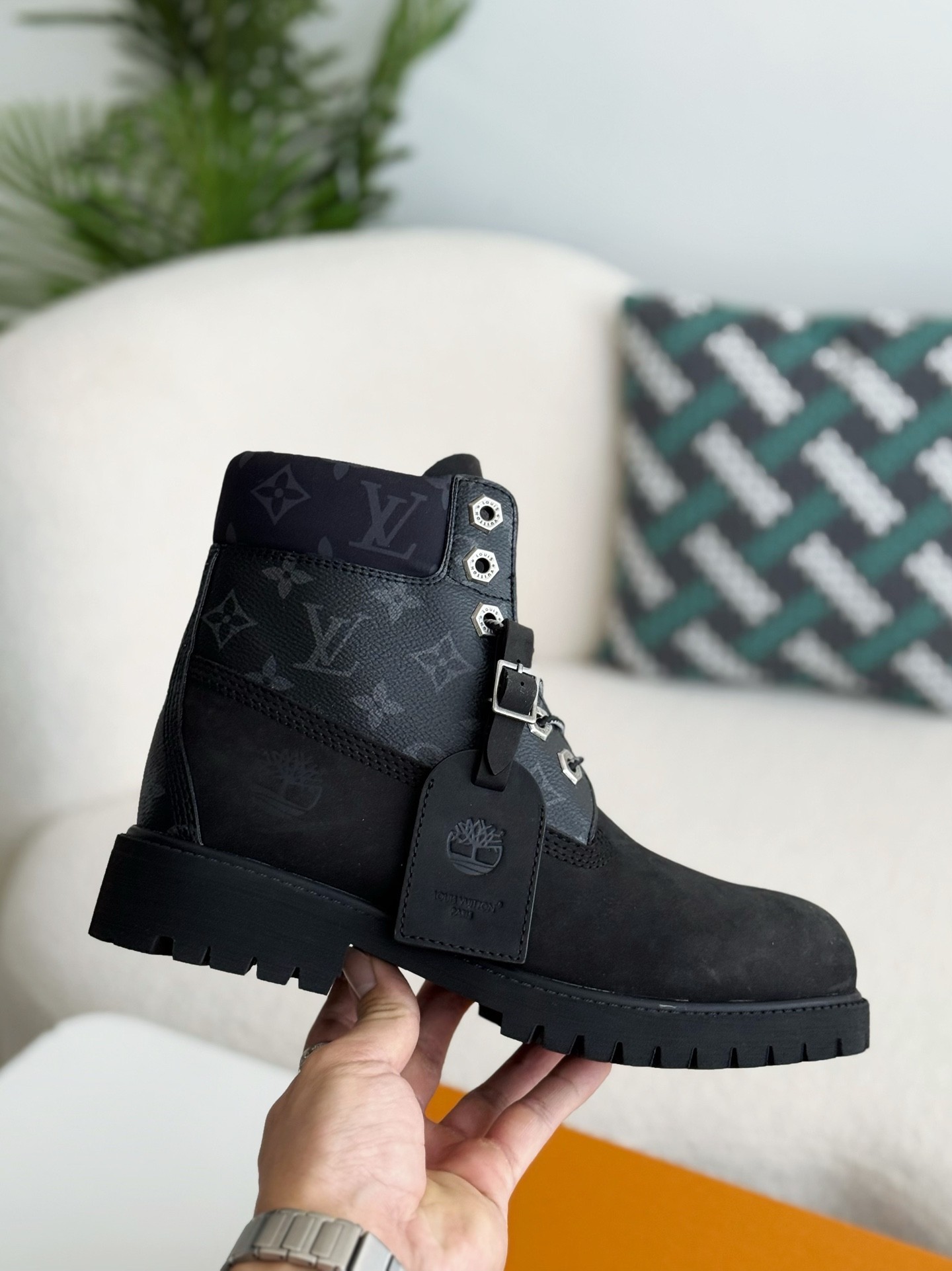 [#3839| Louis Vuitton xTimberland boots/Martin boots/boots