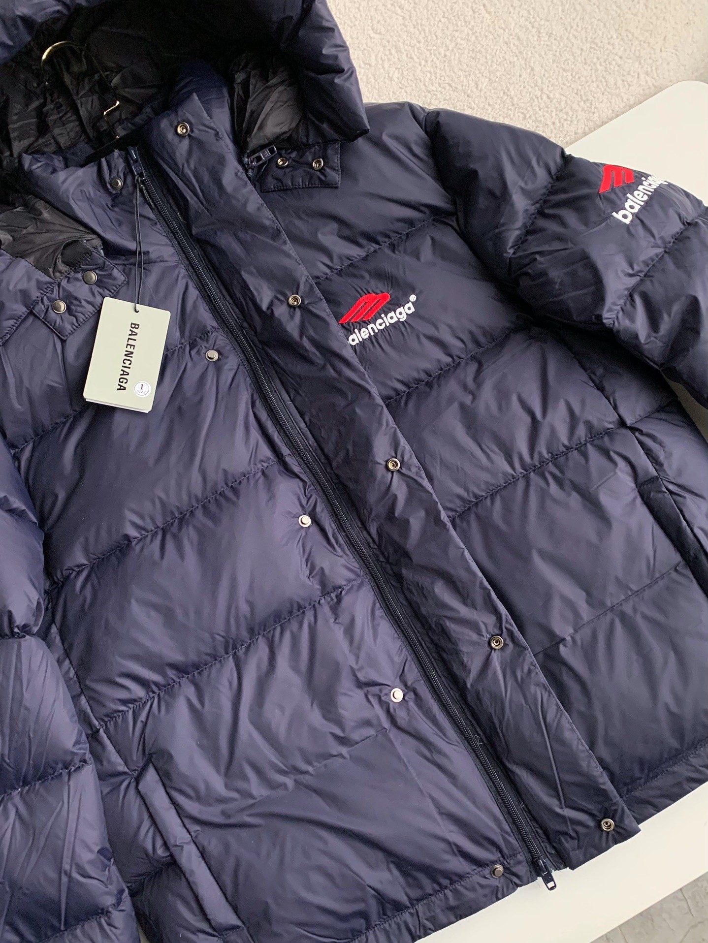 Balenciaga Short men's down jacke