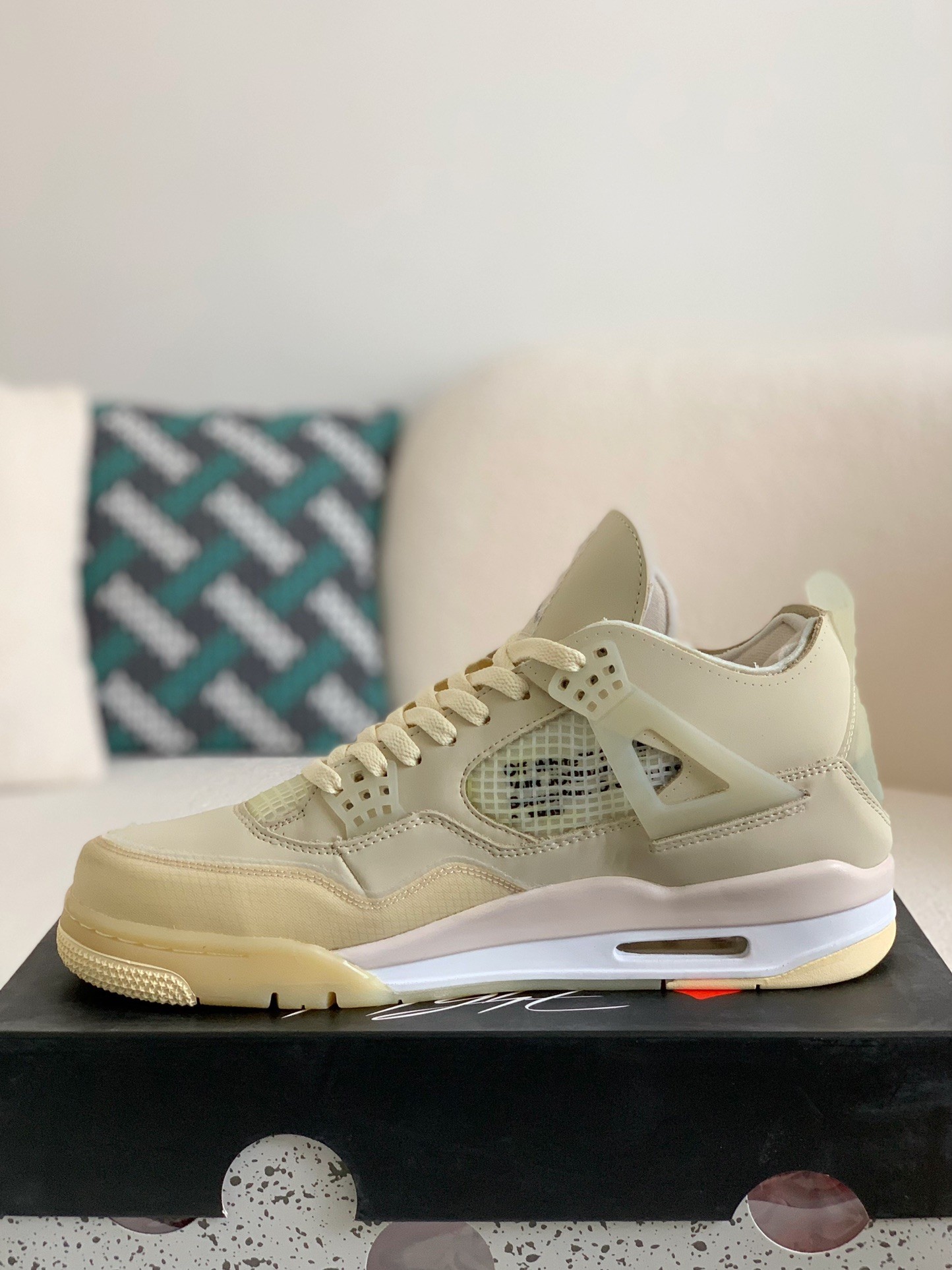 Jordan 4 Aj4 Sneakers Retro OW