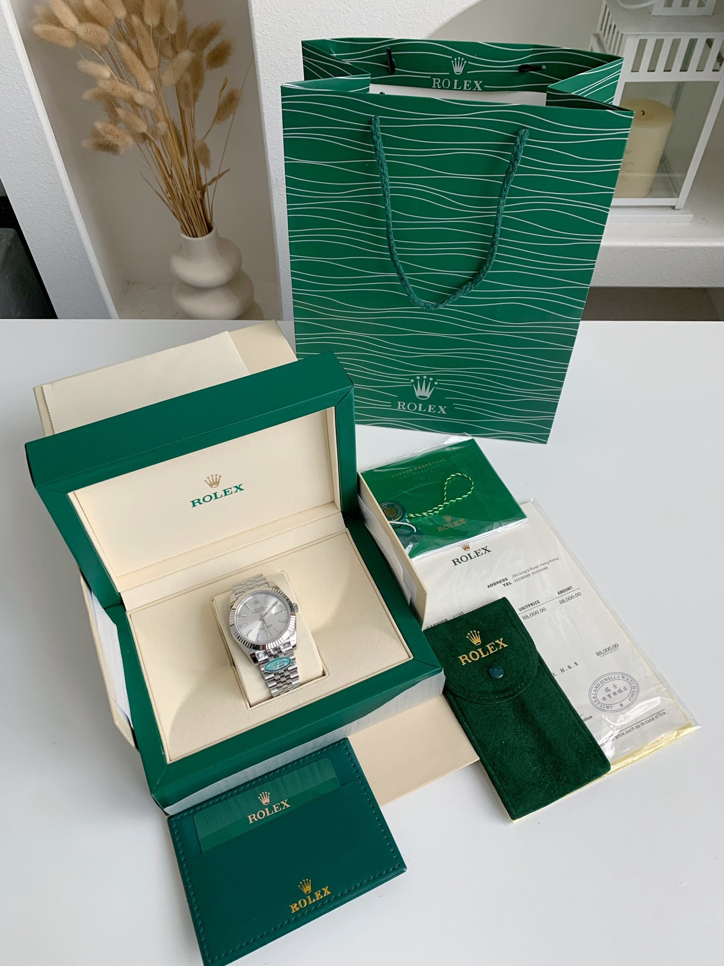 【#2405】Rolex RE Log Men's Watch 41mm