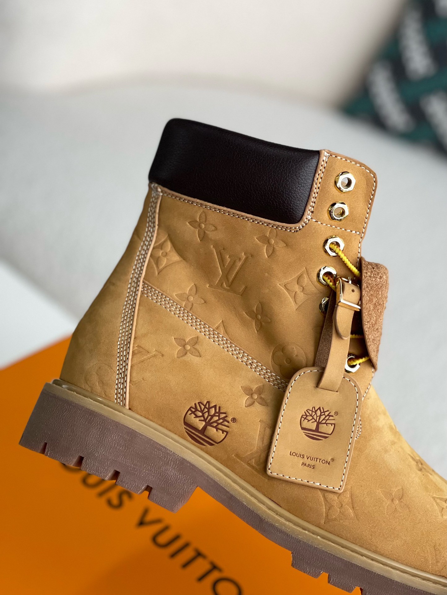 louis vuitton & timberland Martin boot