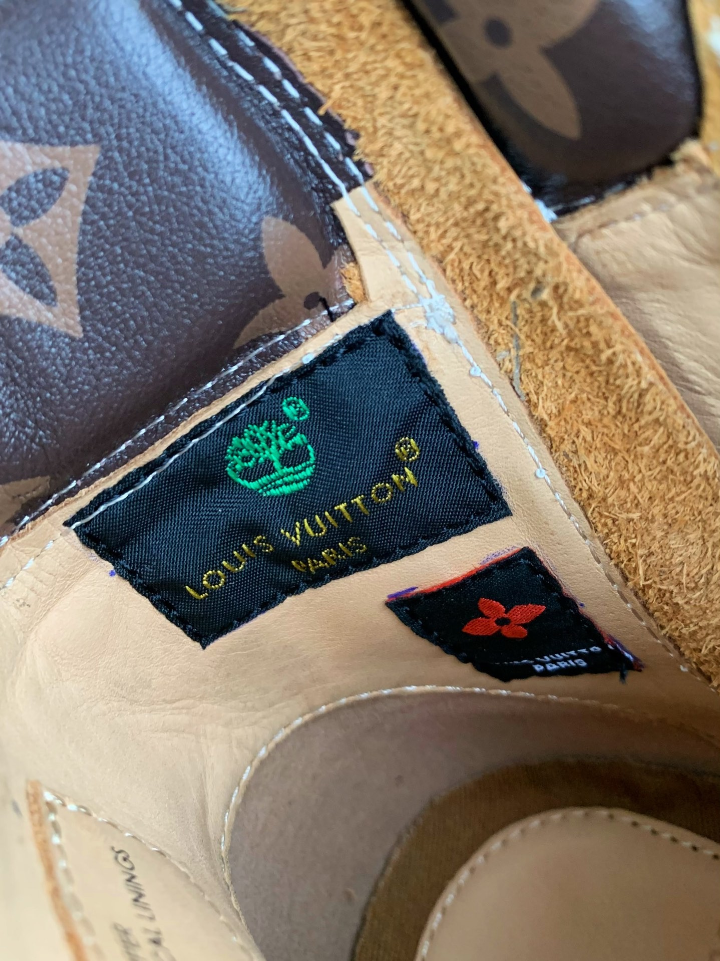 louis vuitton & timberland yellow boots/Martin boots/boots