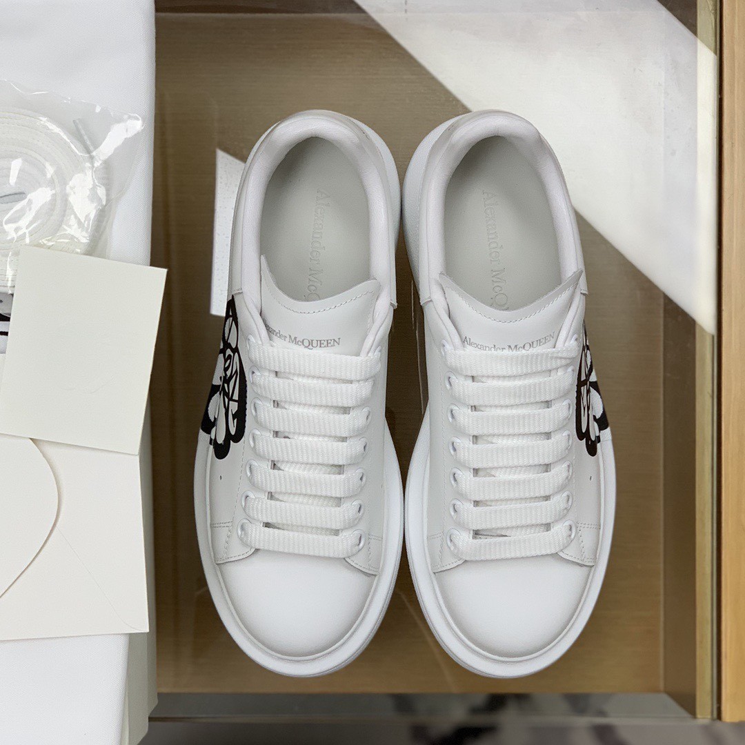 Alexander McQueen MO 3D white bloom Sneakers
