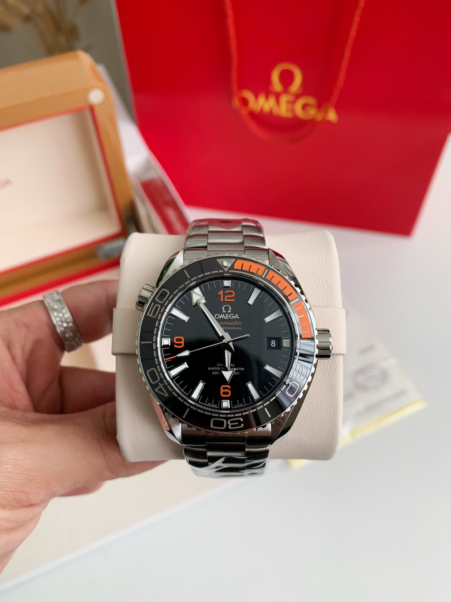 【#3653】Omega Seahorse Series Ocean Cosmos Cup 600-meter dive wristwatch,43.5mm