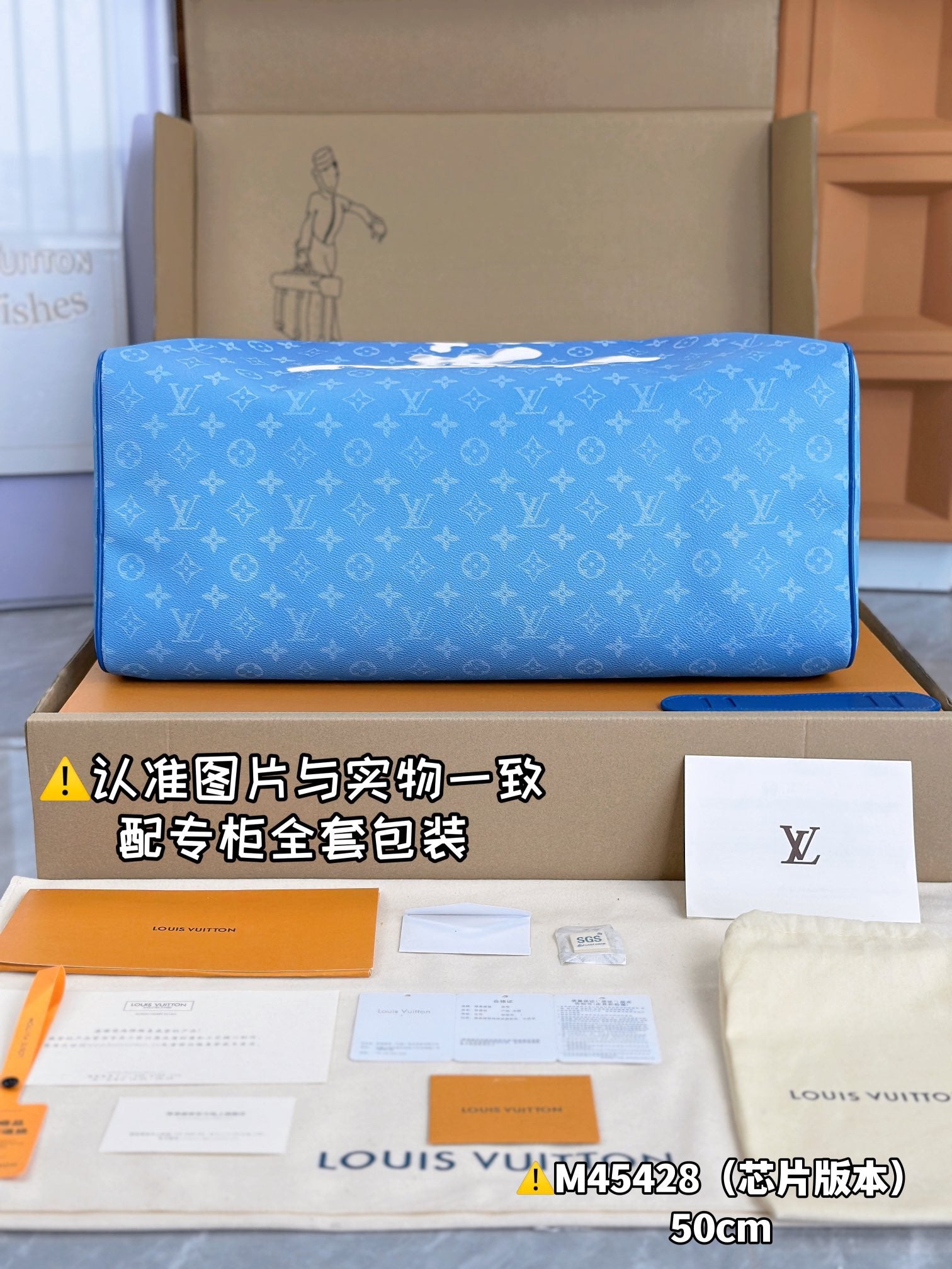 LOUIS VUITTON keepall 50 M45428