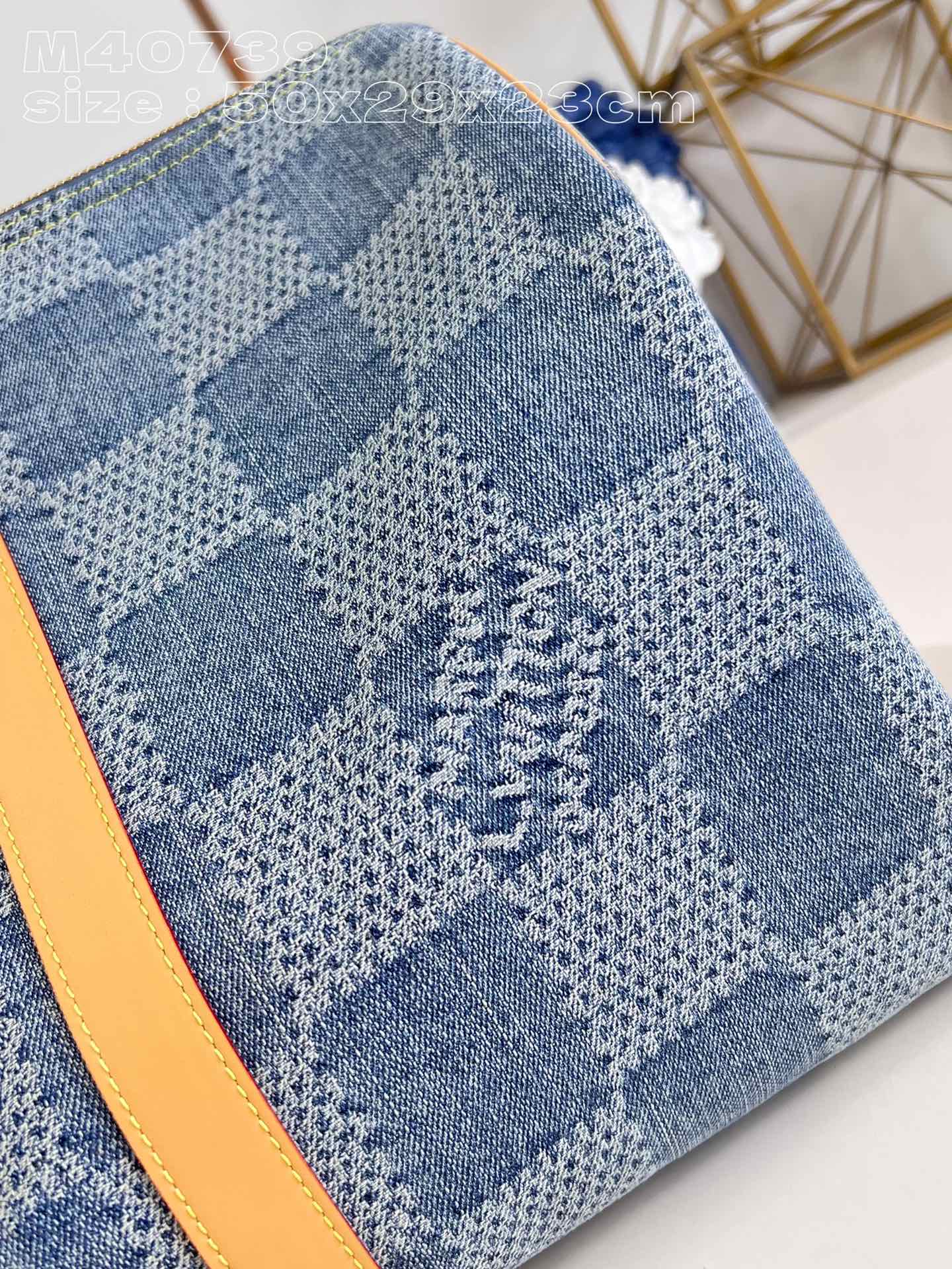 Louis Vuitton Keepall Bandoulière 50 handbag M40739，Top quality