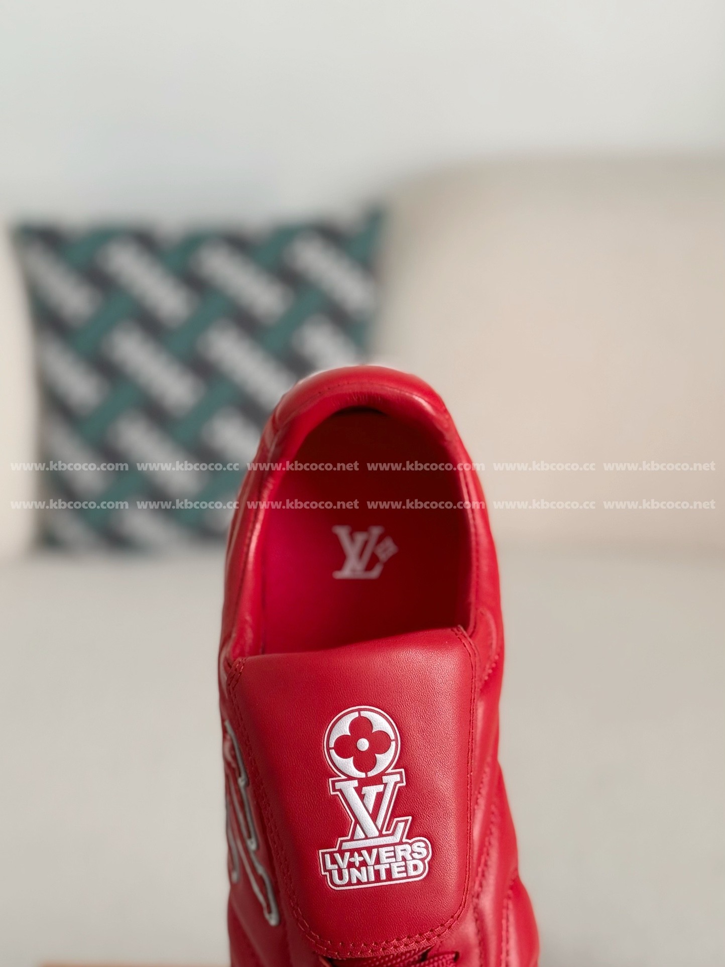 【#4249】LV Footprint Soccer Sneaker