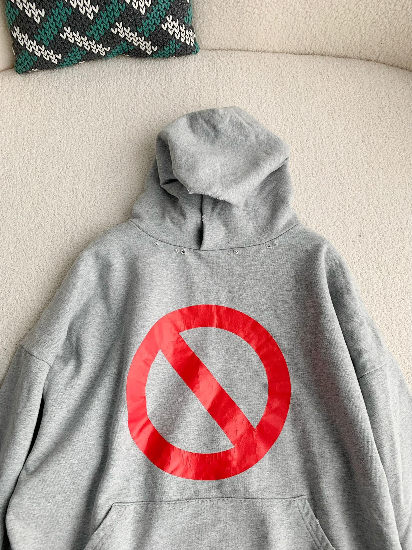 Balenciaga sports hooded sweatshirt