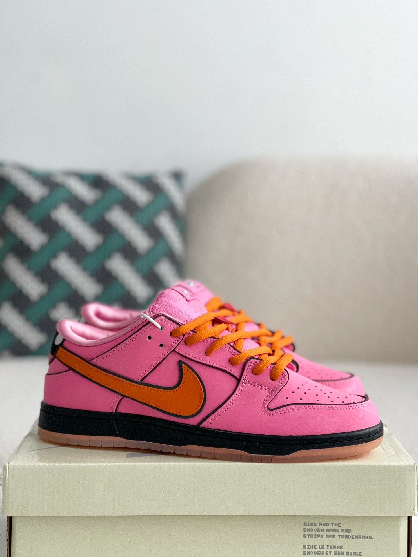 【#3606】 Nike Dunk x Powerpuff GirlsSB Joint The Powerpuff Girls Casual sneakers