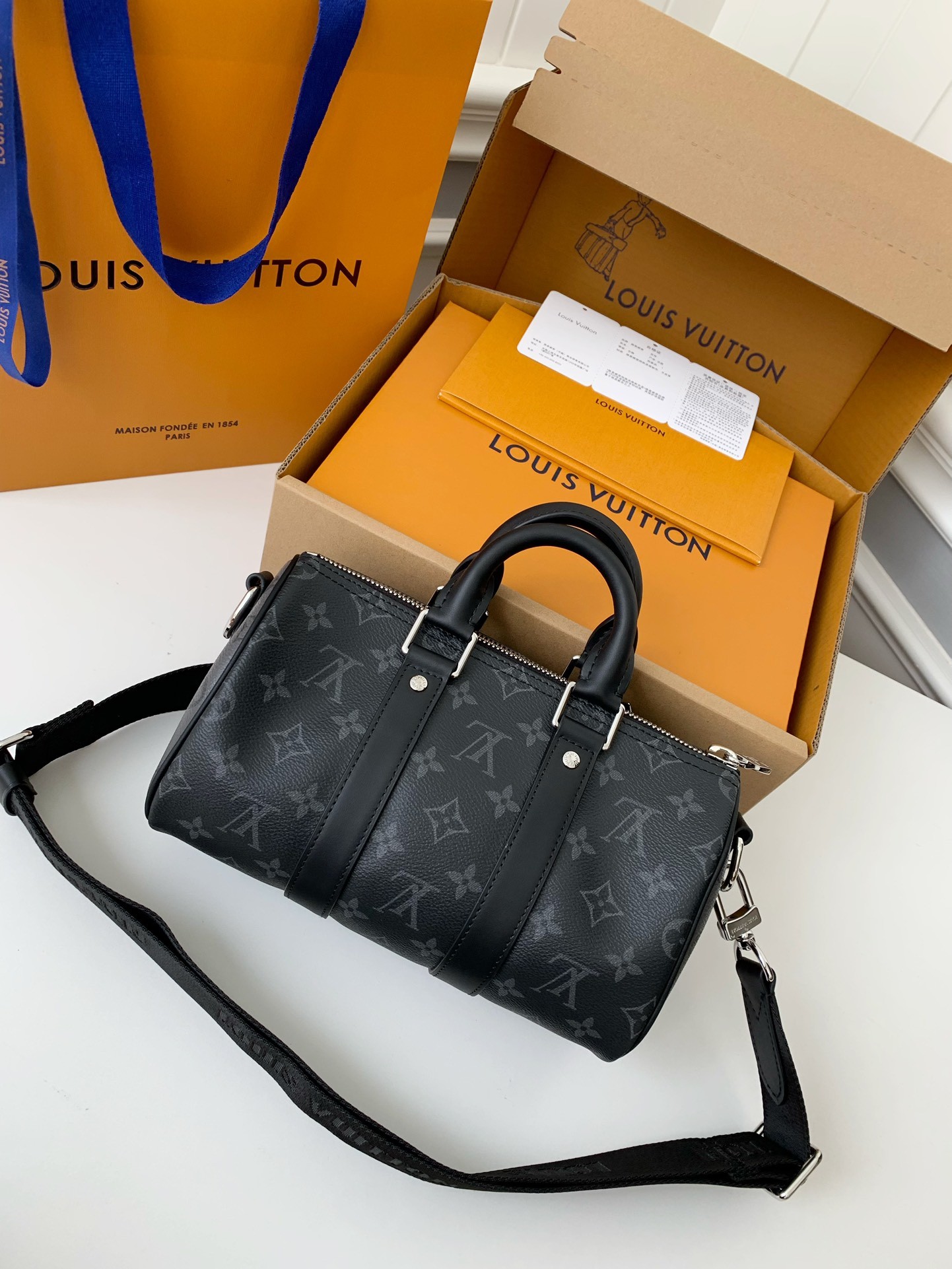 Louis Vuitton KEEPALL BANDOULIERE 25 Handbag M46271, Top quality