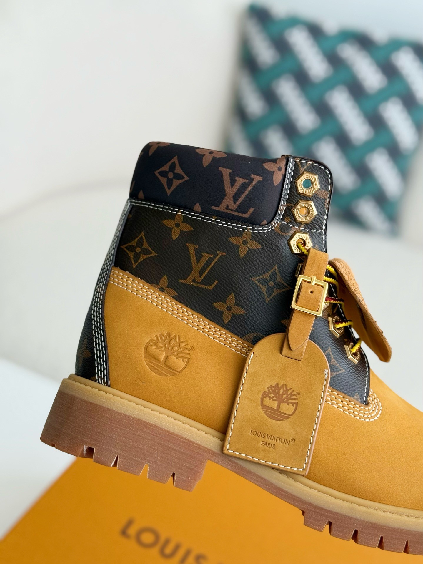 [#3837」 Louis Vuitton xTimberland boots/Martin boots/boots