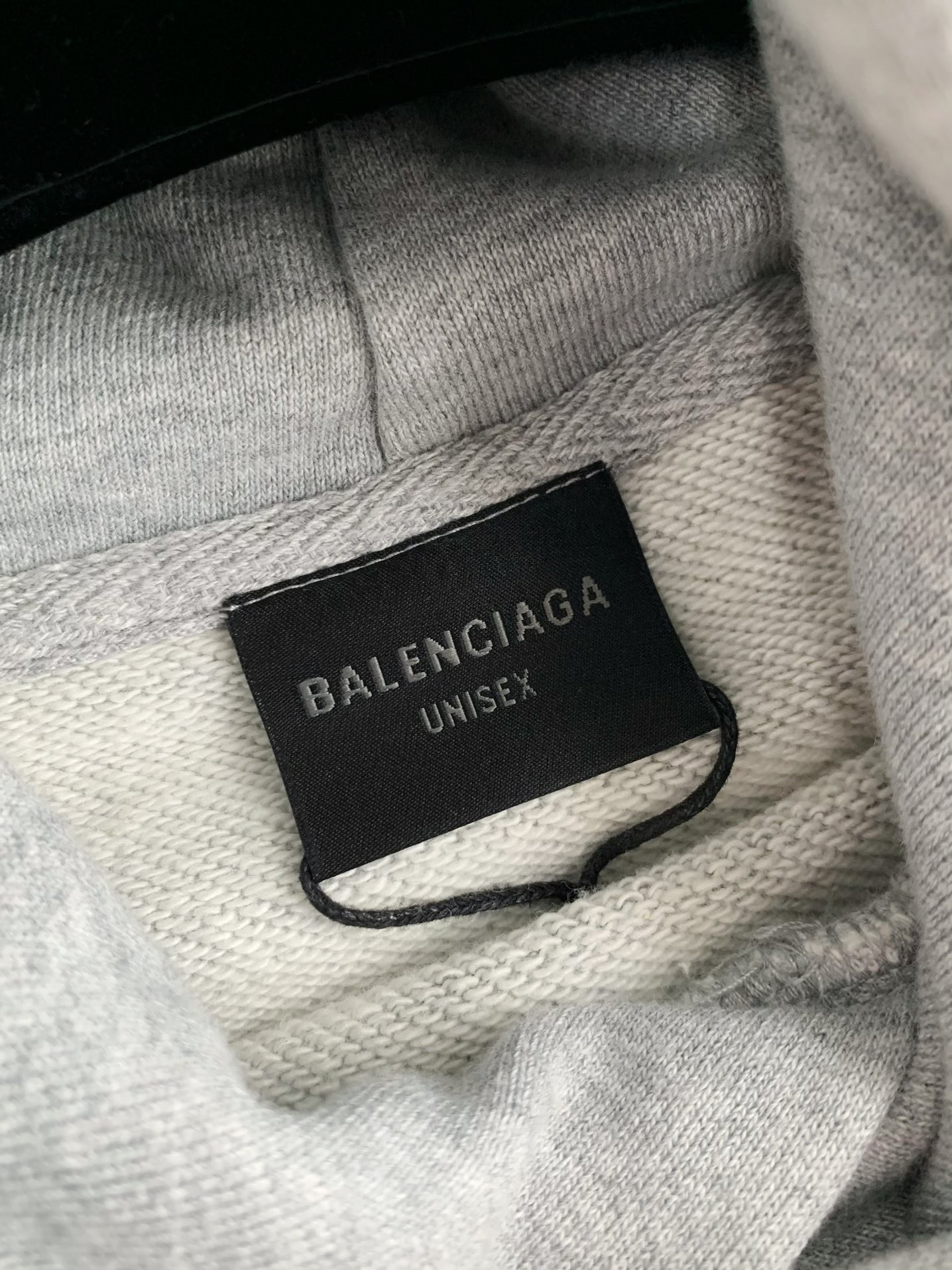 Balenciaga logo print sports hooded sweatshirt