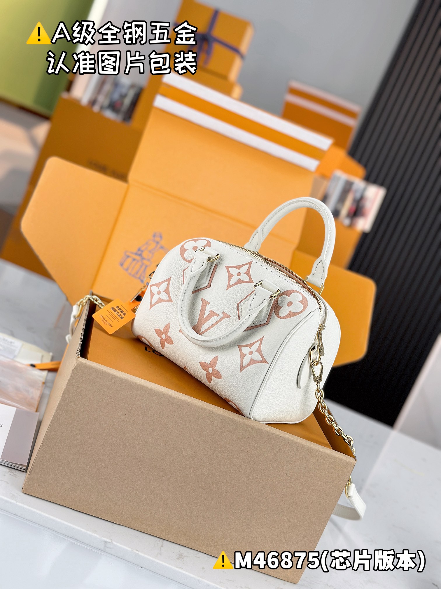 LOUIS VUITTON Speedy 20 Handbag/Top Quality M46875