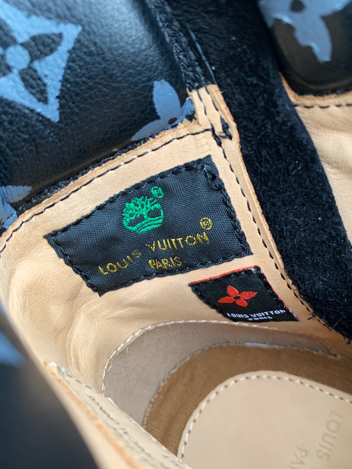 louis vuitton & timberland Martin boot