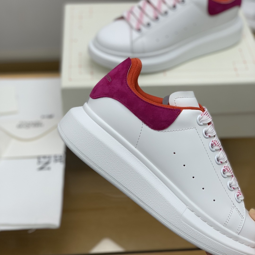 Alexander McQueen MQ All white zip Sneakers