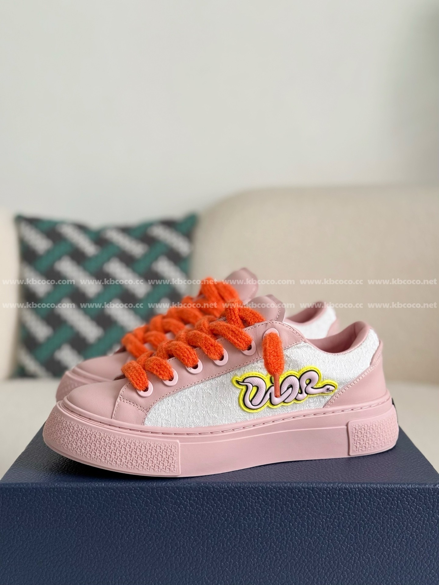 【#4563】 Dior B33 Leather Sneakers