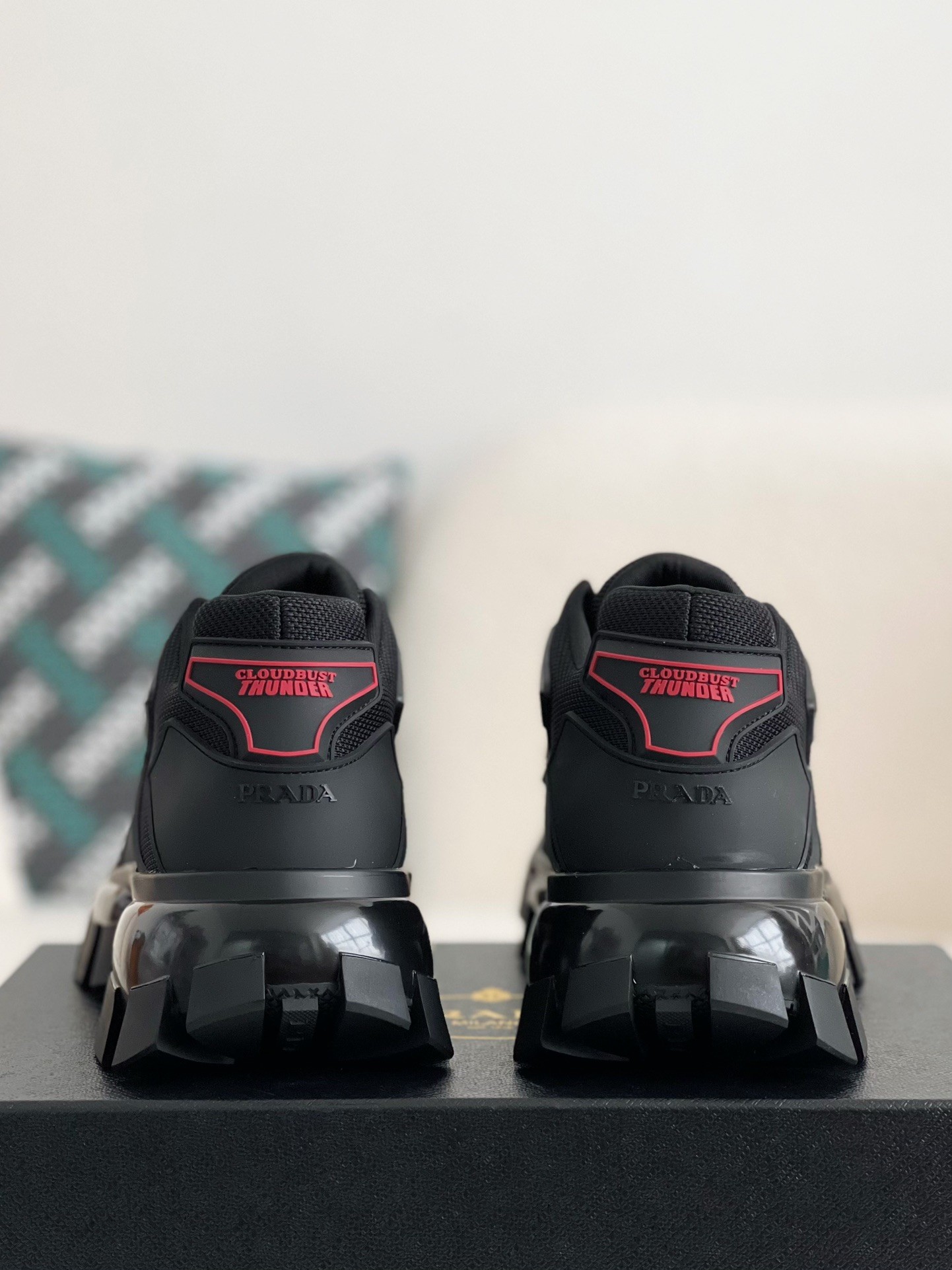 【#1511】 Prada Cloudbus Thunder technology fabric sneakers