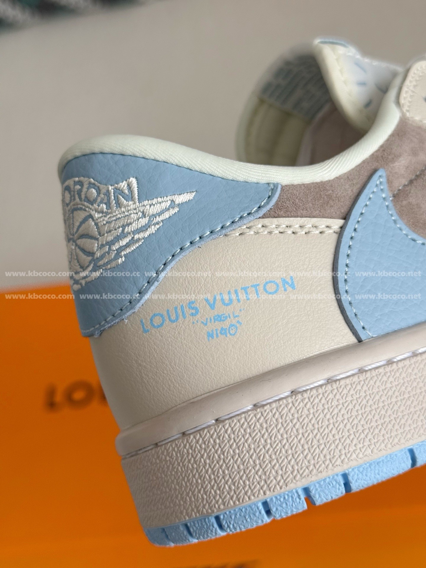 【#5256】 LOUIS VUITTON x Jordan AirJordan 1 Casual Sneakers