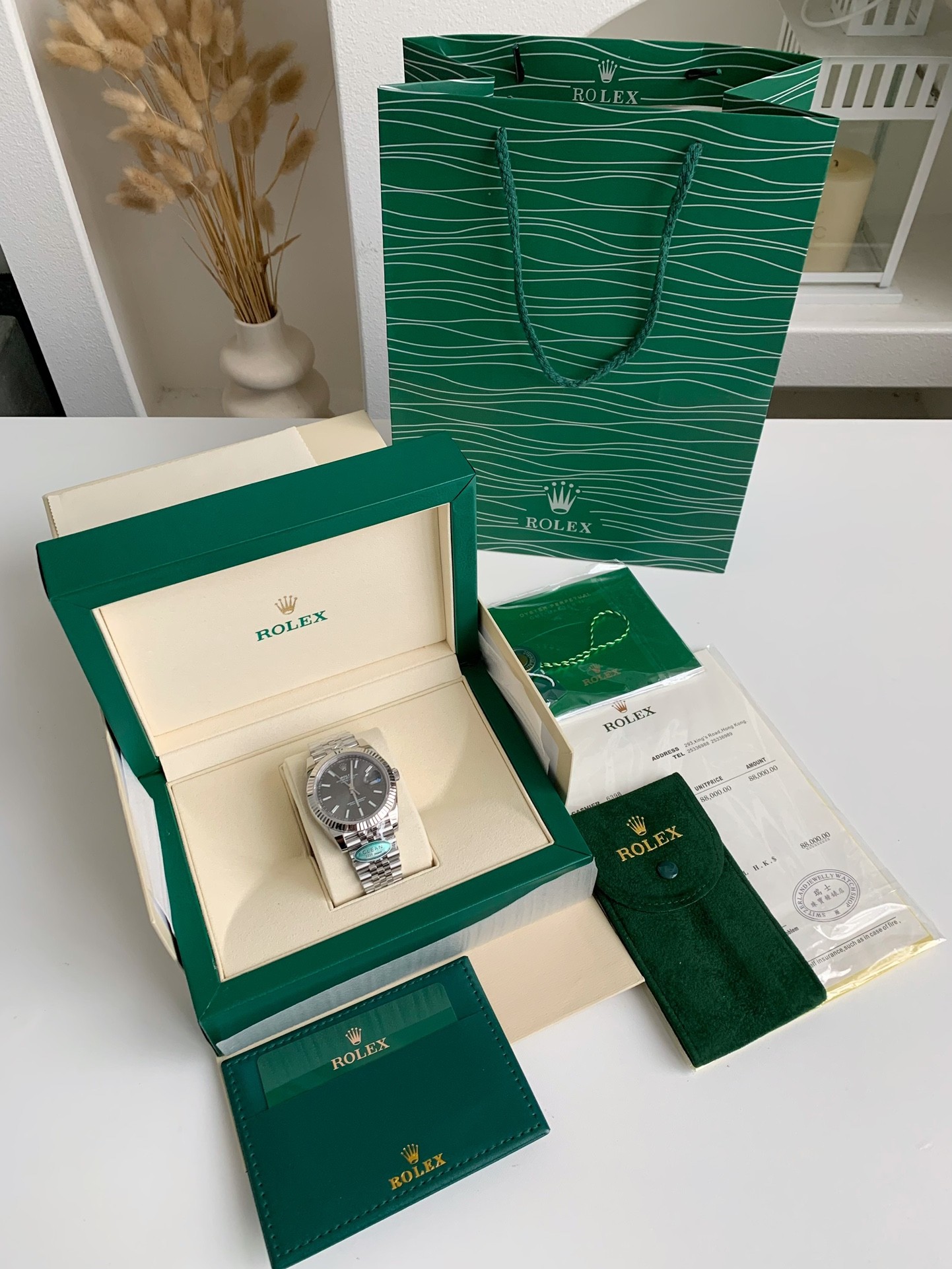 【#2409】Rolex RE Log Men's Watch 41mm