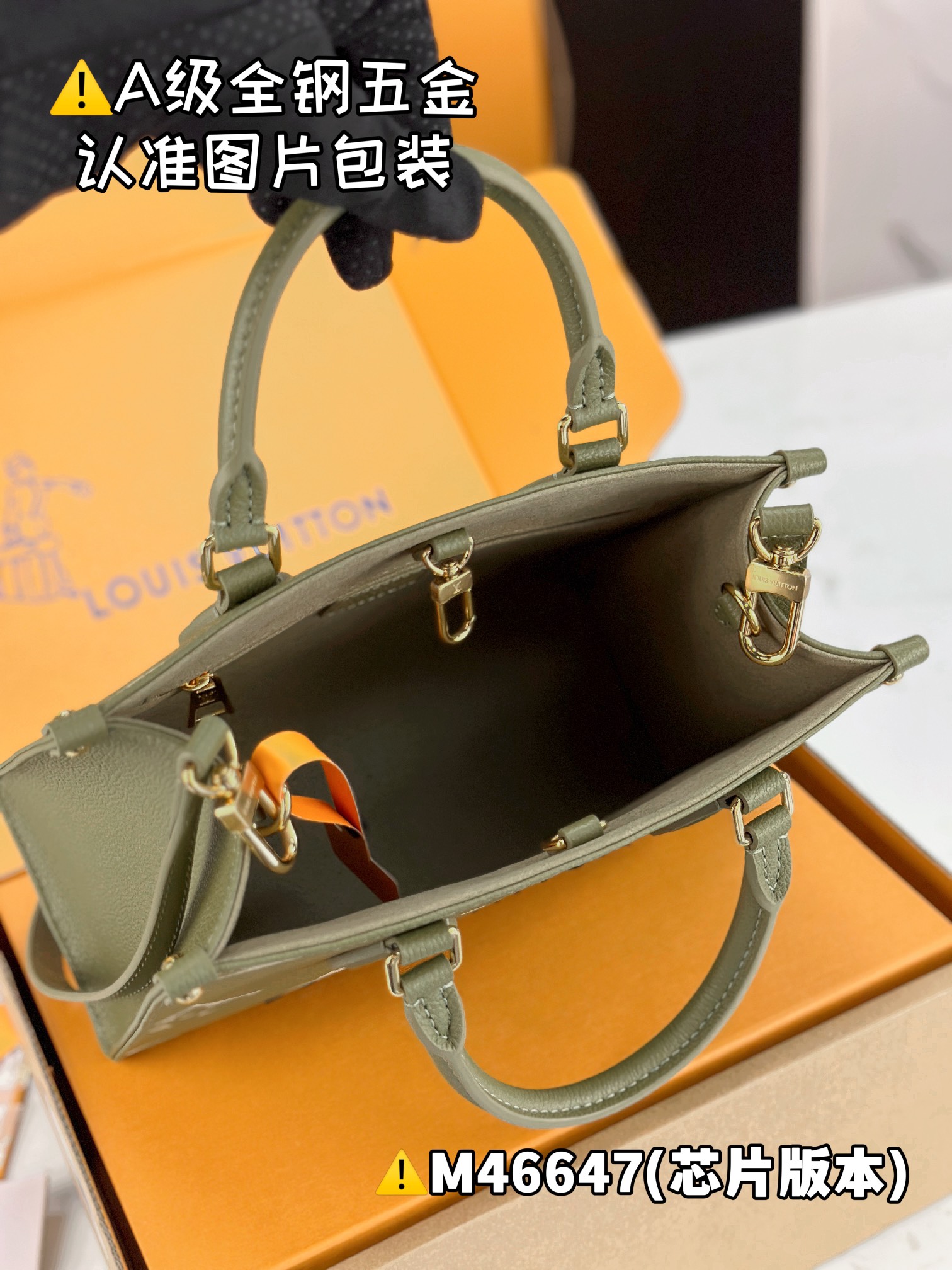 LOUIS VUITTON ONTHEGO PM Handbag/Top Quality M46647