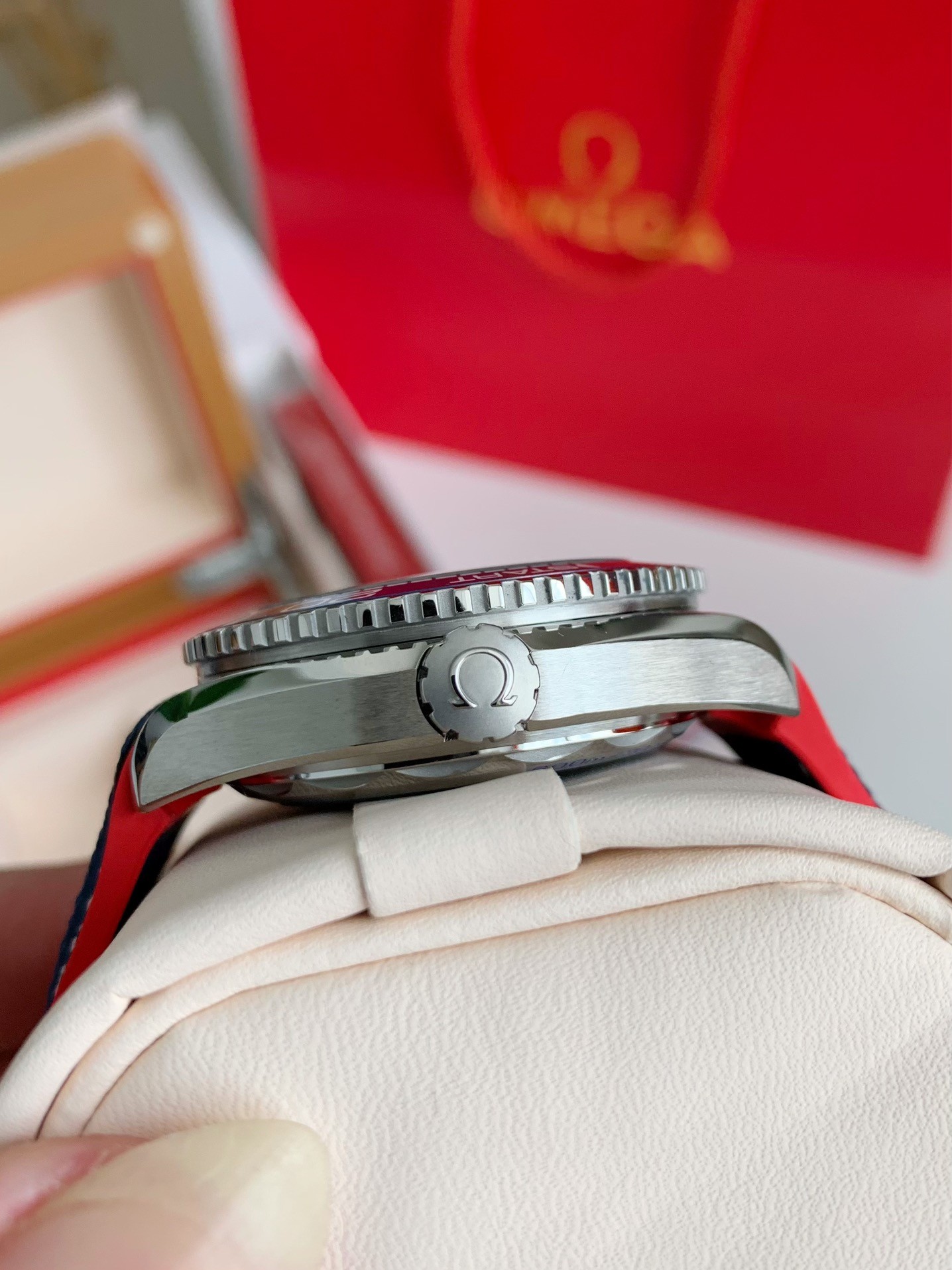 【#3604】Omega Seahorse Series Ocean Cosmos Cup wristwatch,43.5mm