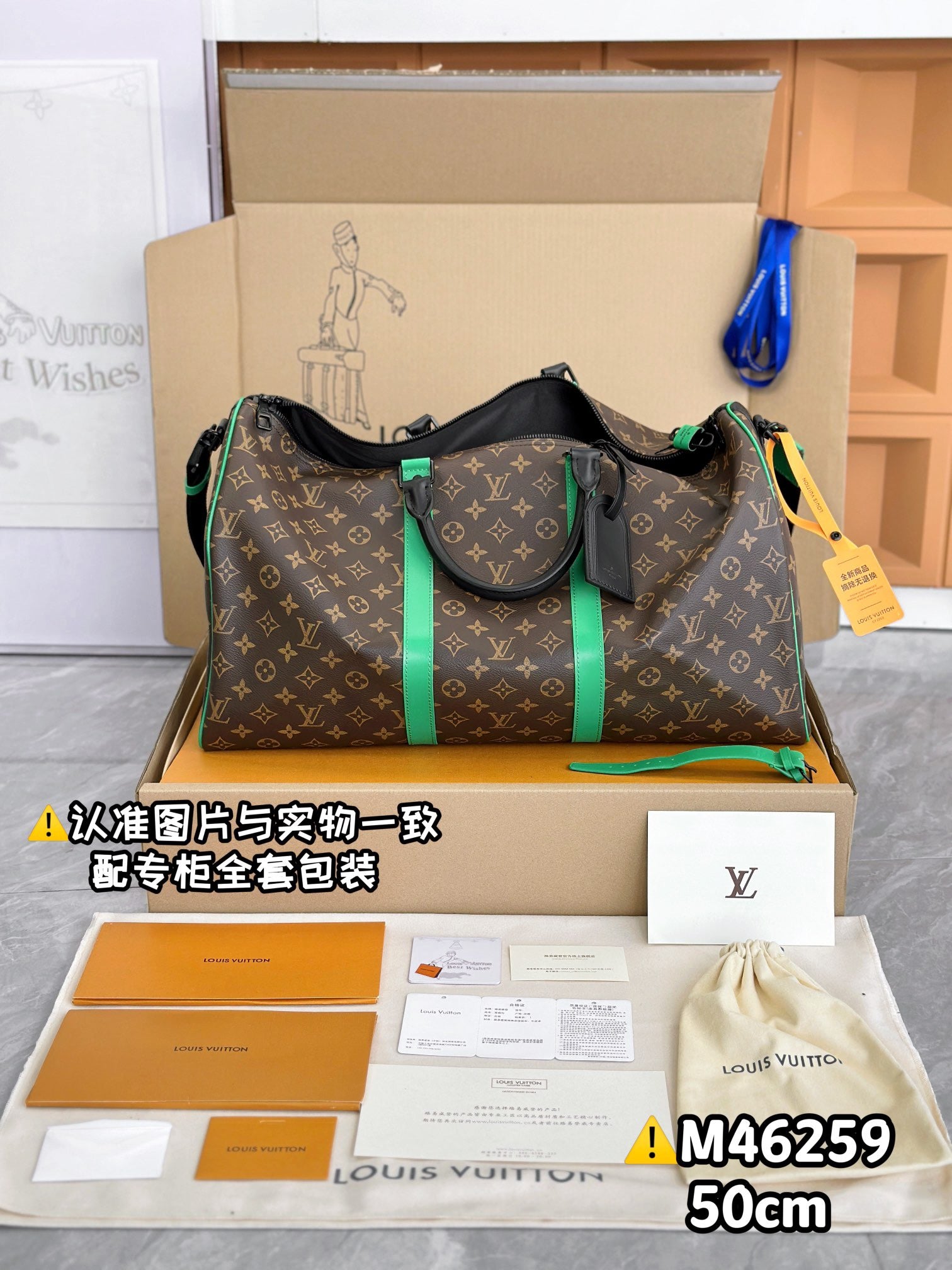 LOUIS VUITTON keepall 50 M46259
