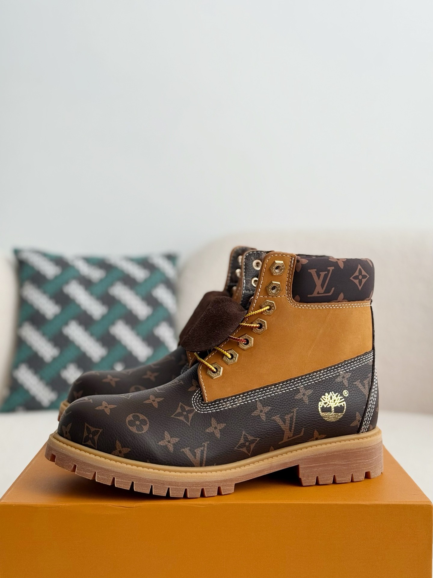 [#3804」 Louis Vuitton xTimberland boots/Martin boots/boots