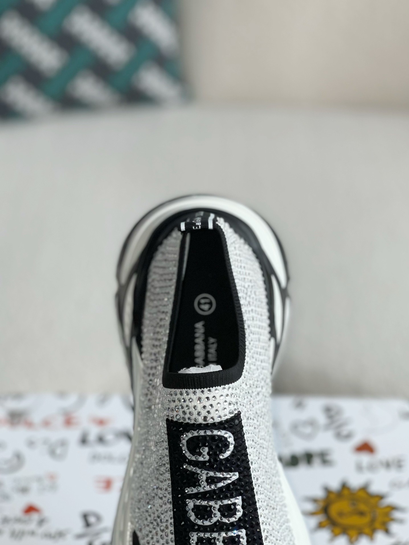 【#2670】Dolce&Gabbana Hot Drill Sneakers