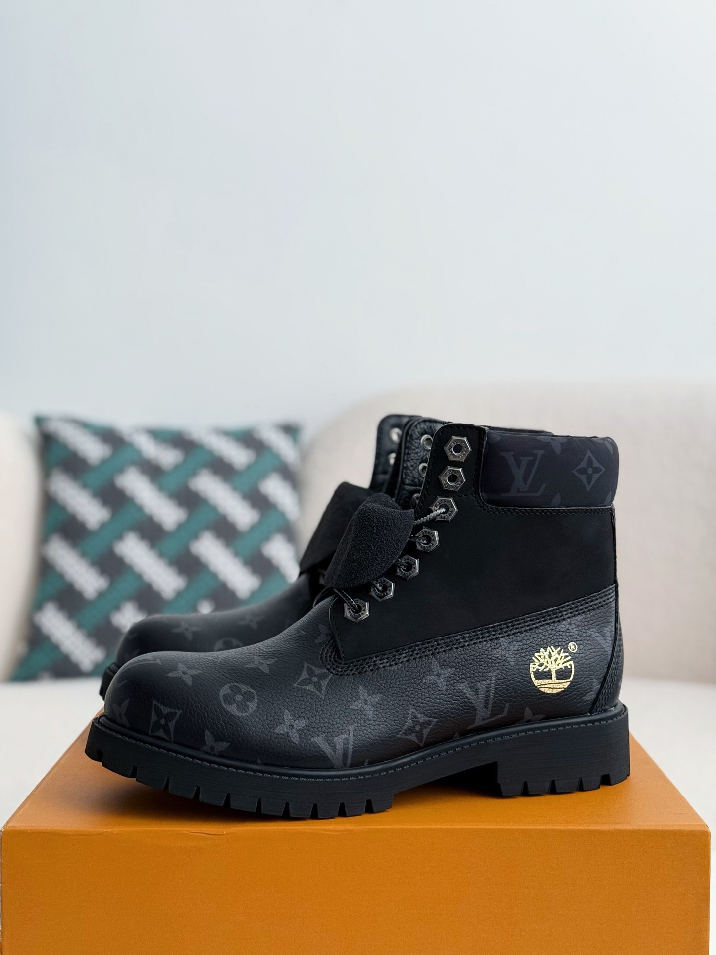 [#3805」 Louis Vuitton xTimberland boots/Martin boots/boots