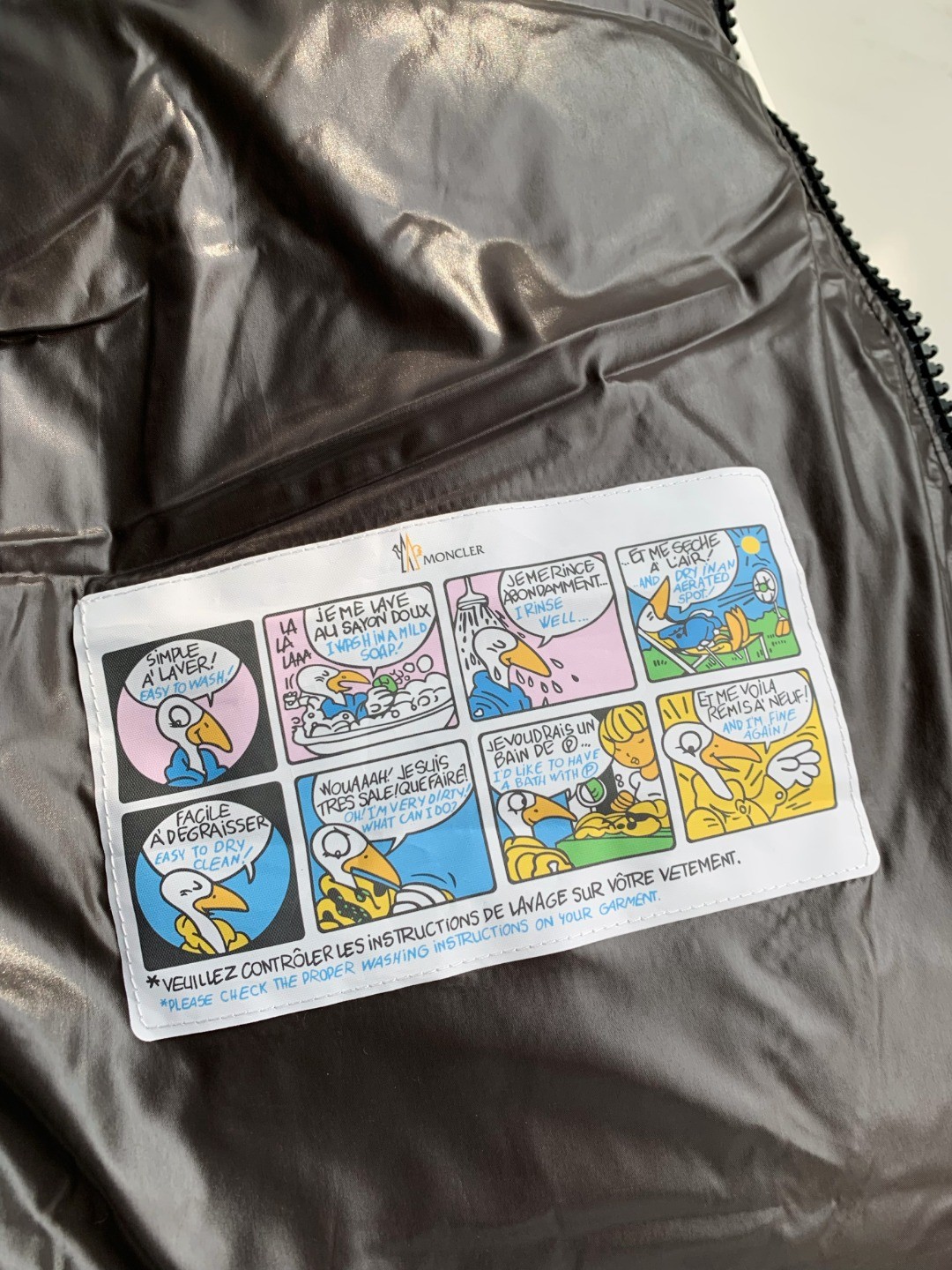 【#2102】Moncler Short men's down jacket