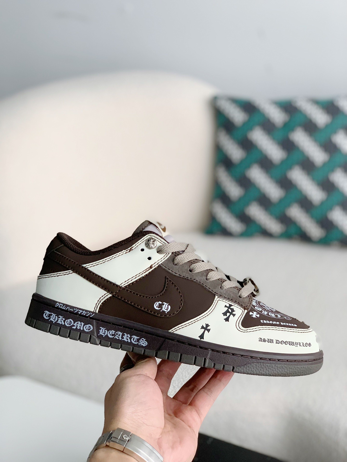 【#2804】Chrome Hearts x Nike Dunk Low Sneakers