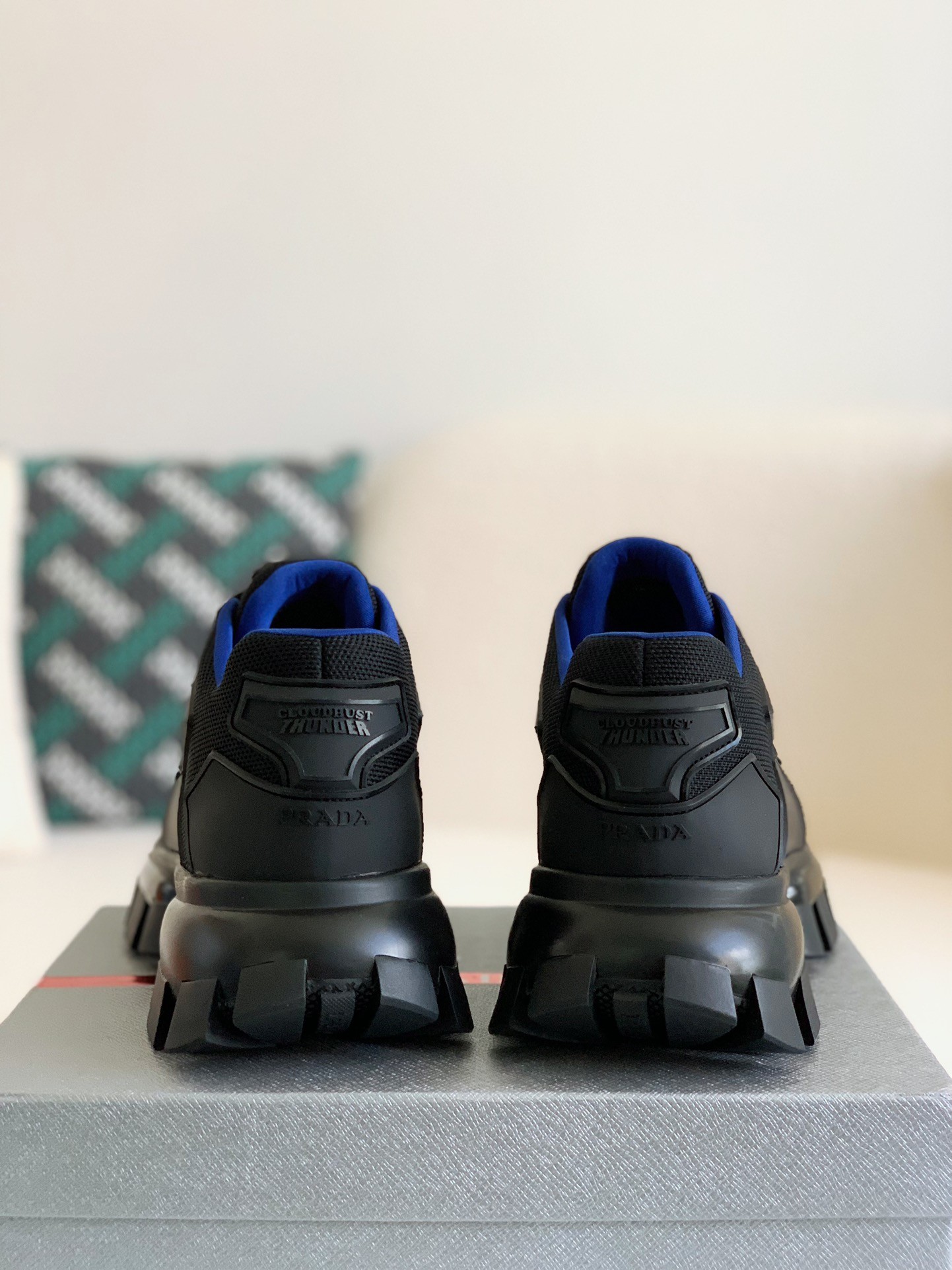 【#1401】 Prada Cloudbus Thunder technology fabric sneakers