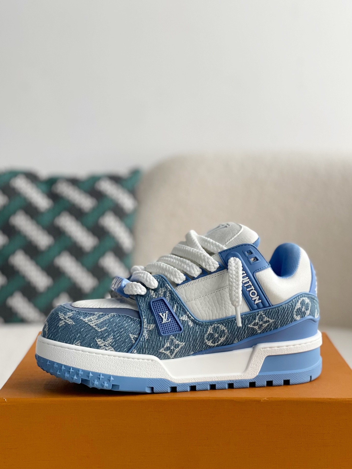 [#3358」 LOUIS VUITTON TRAINER 2023Show style Sneakers