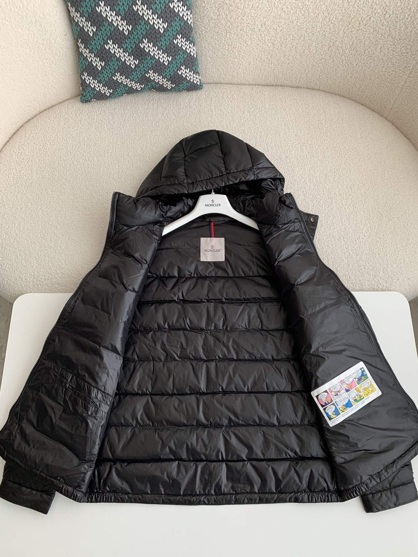 【#3671】Moncler Short men's down jacket