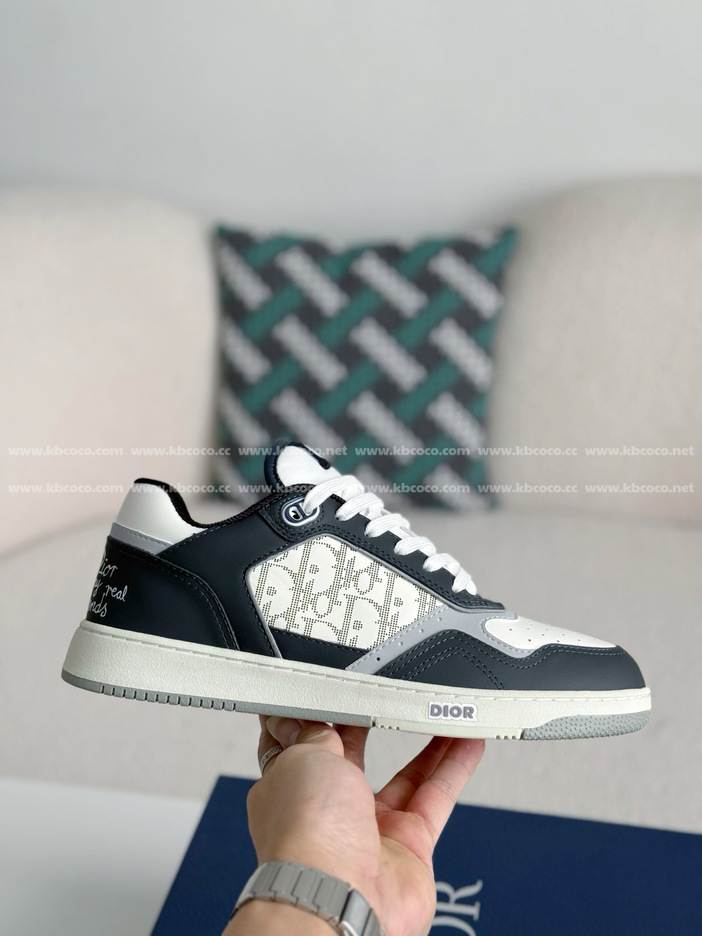 【#5161】 DIOR B27 UPTOWN LEATHERSHOES